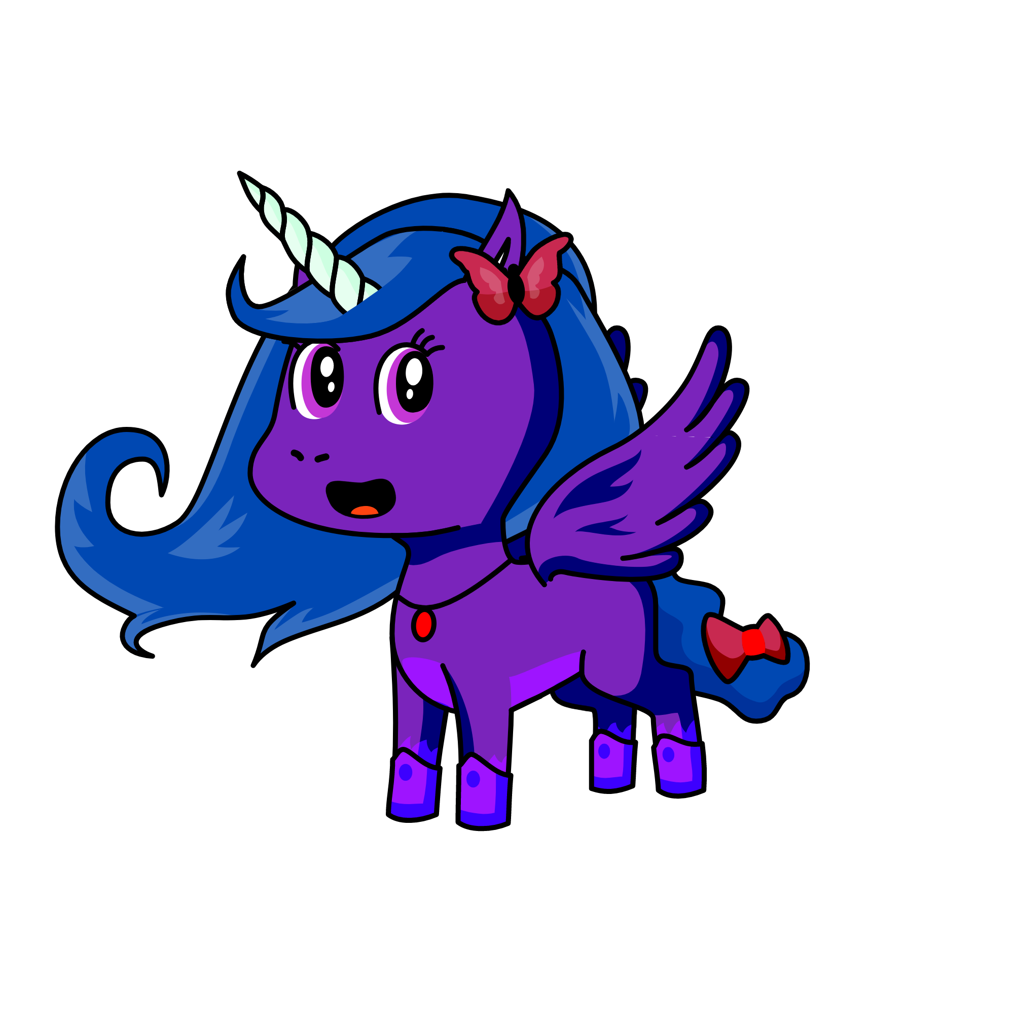 Winged Izzy Moonbow, the unicorn