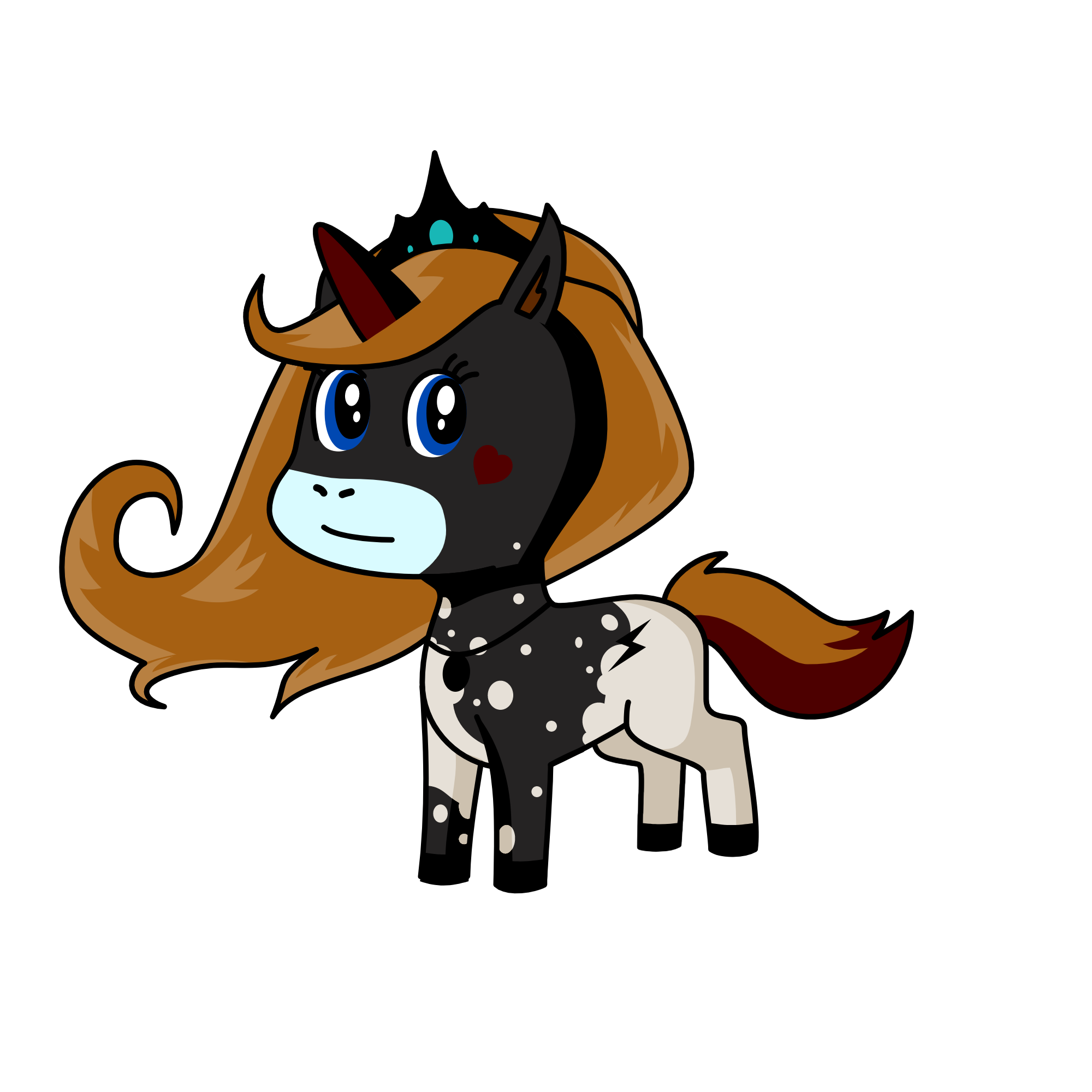 moonlight, the unicorn