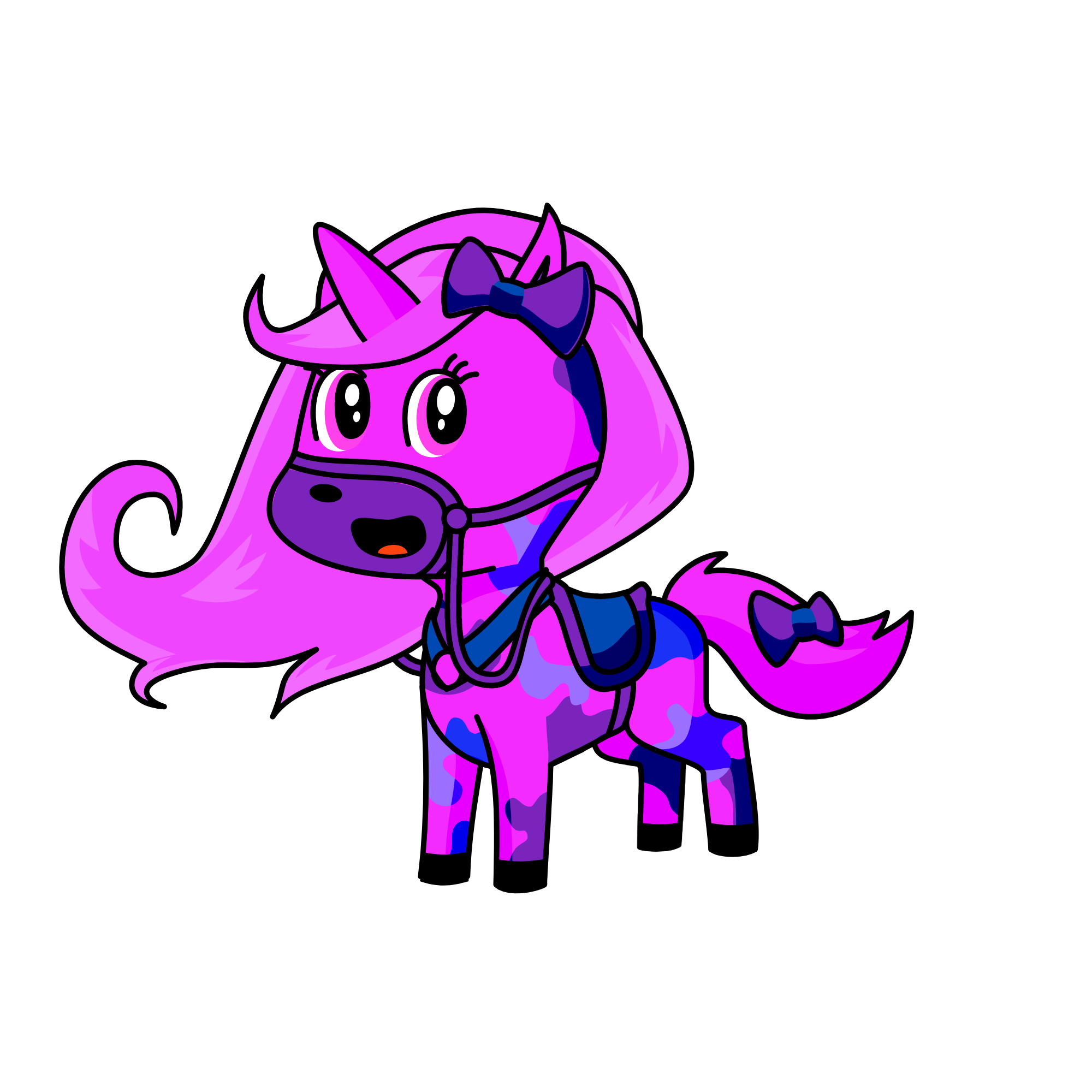 uni pink , the unicorn