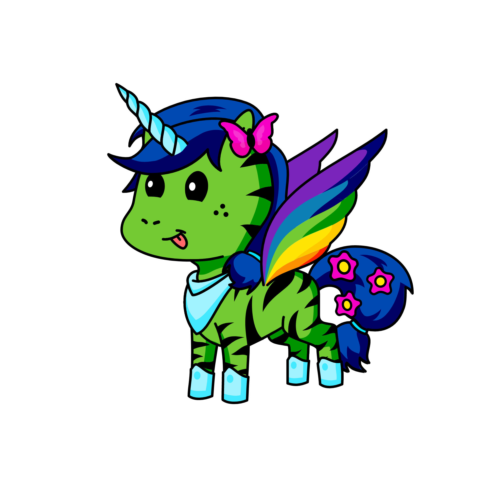 Snowfoot, the unicorn