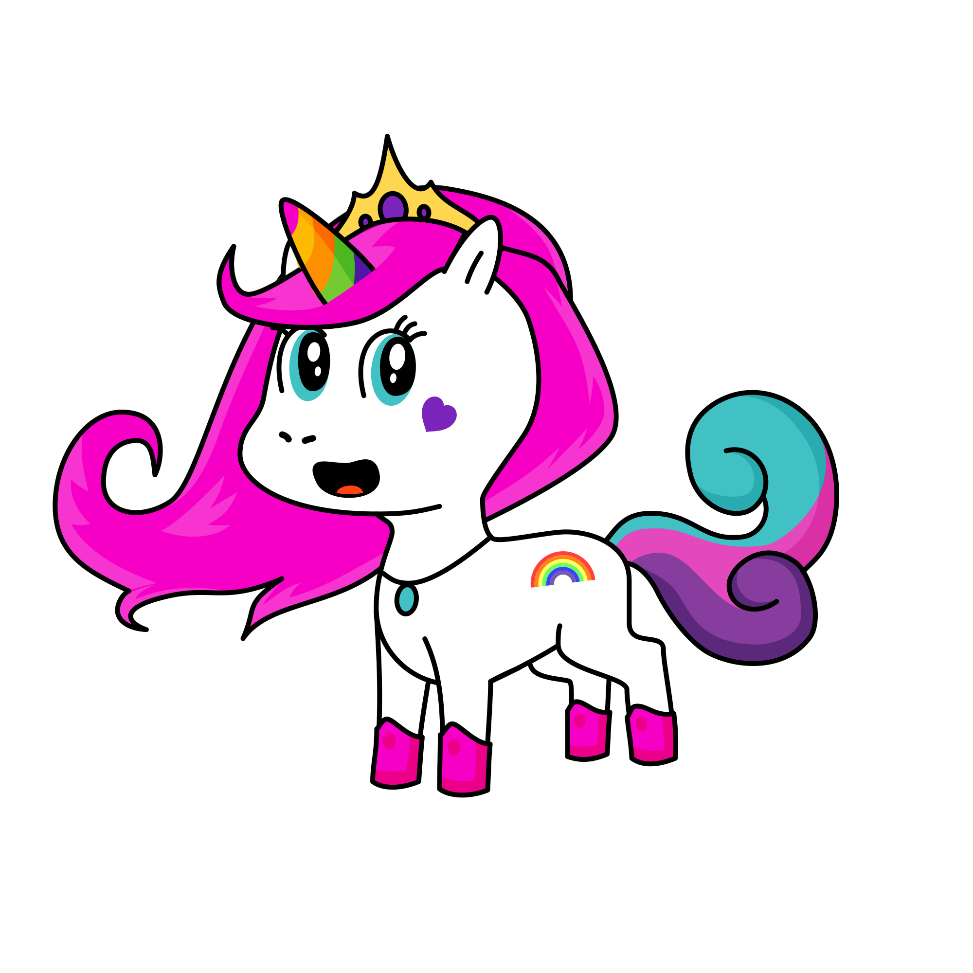 Evee, the unicorn