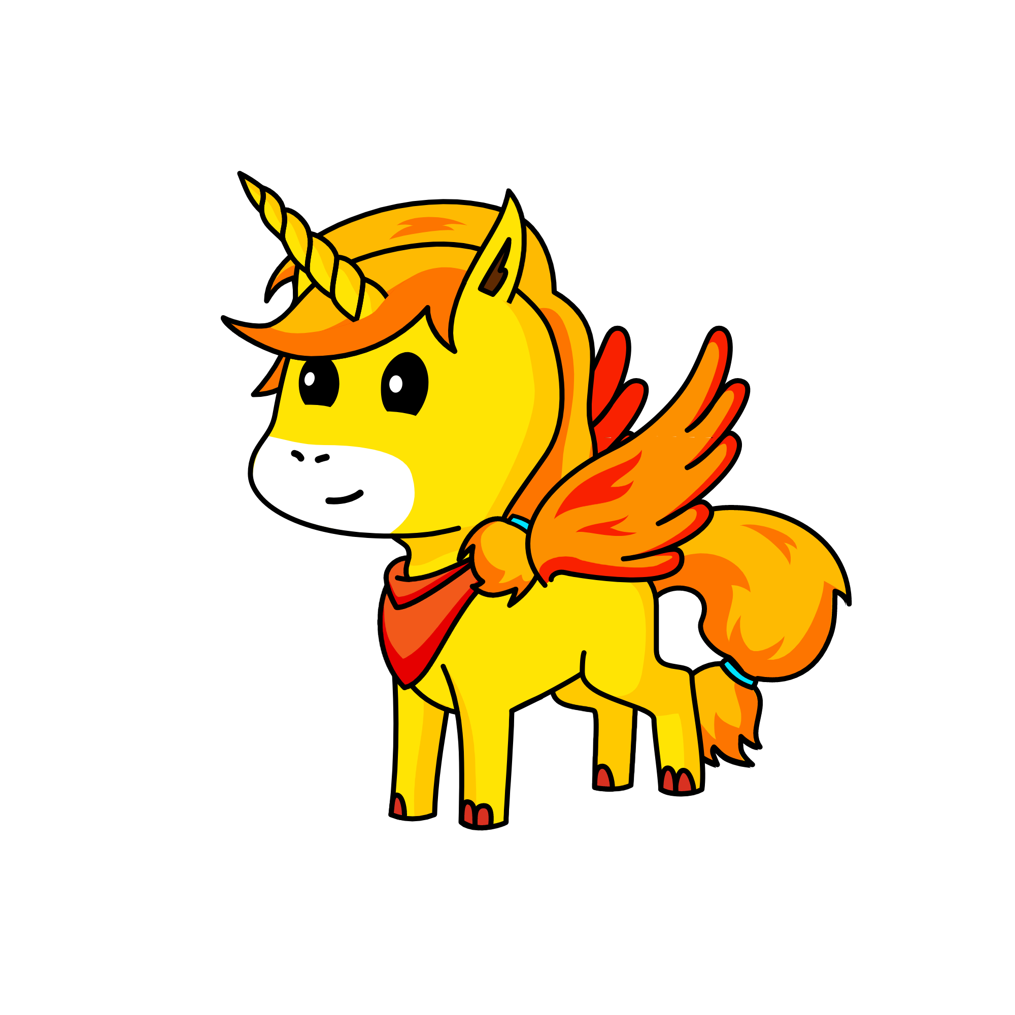 sunburst, the unicorn