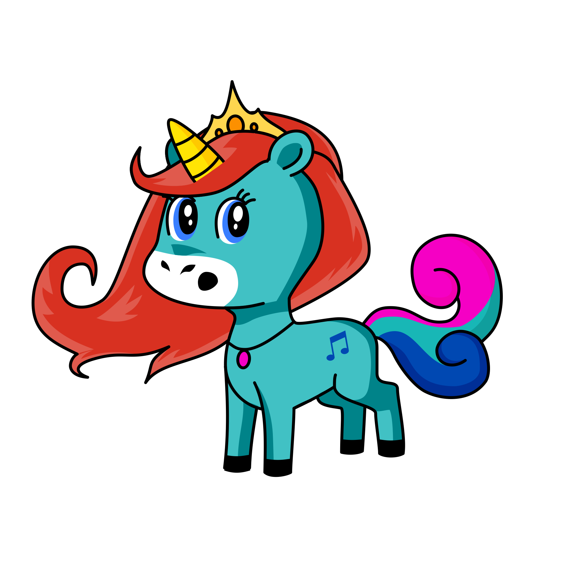 Princess mia, the unicorn