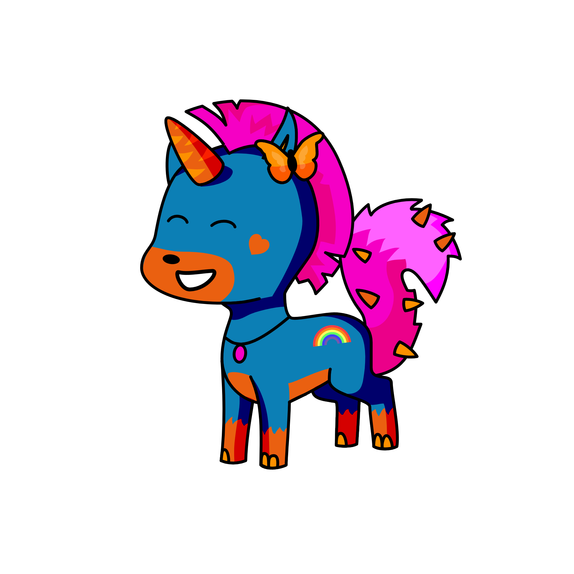 R. O. N. unicorn, the unicorn
