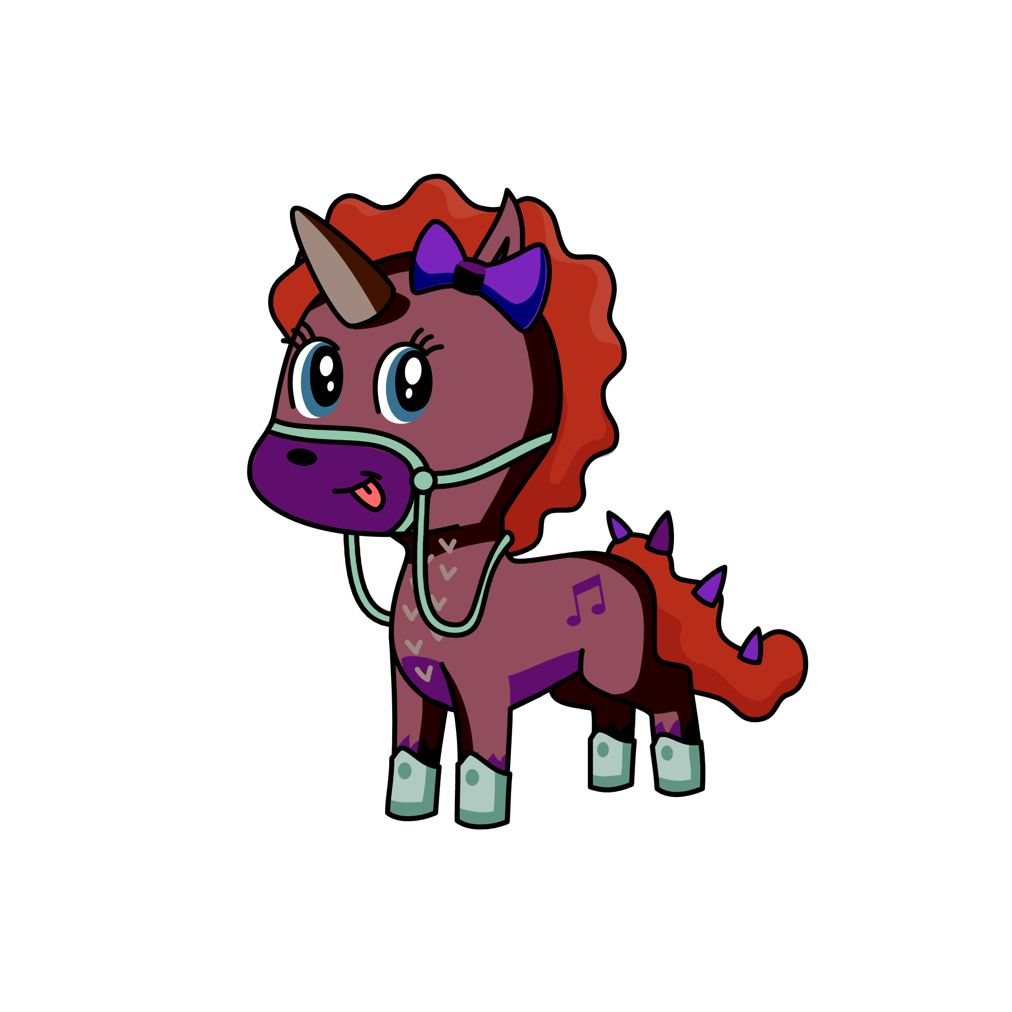 Mrs. Poop Unicorn, the unicorn