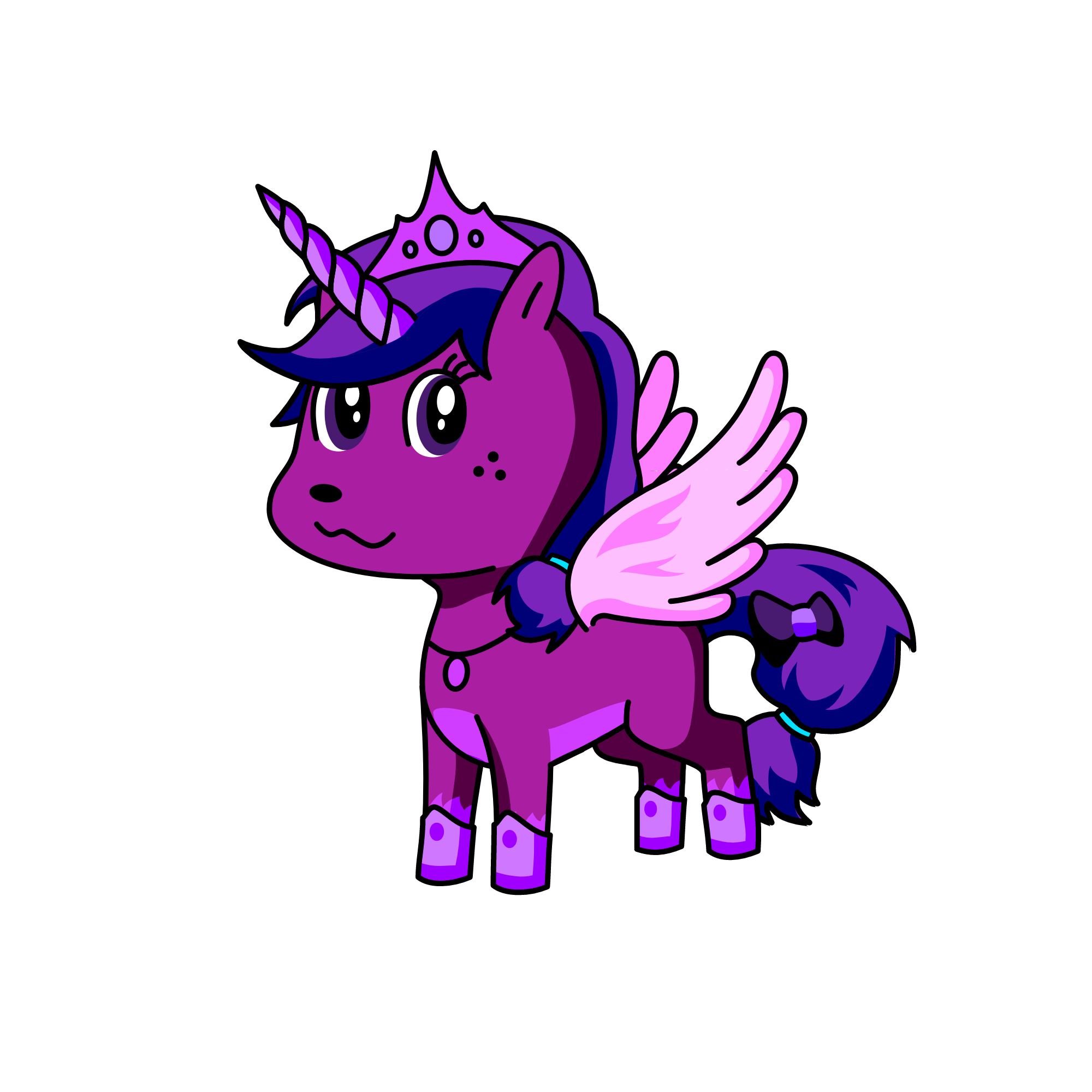 Plumfrost, the unicorn