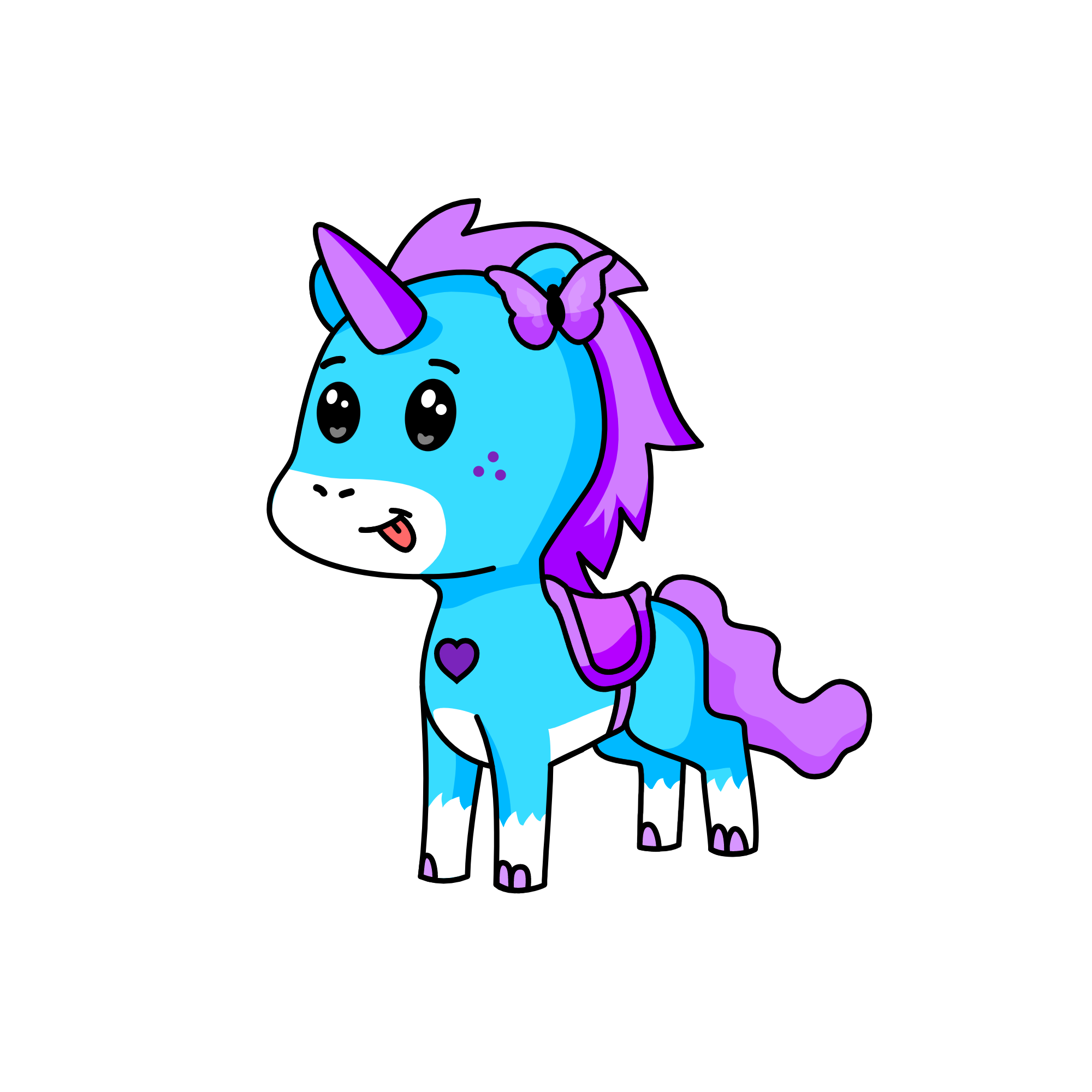 Sparkles , the unicorn