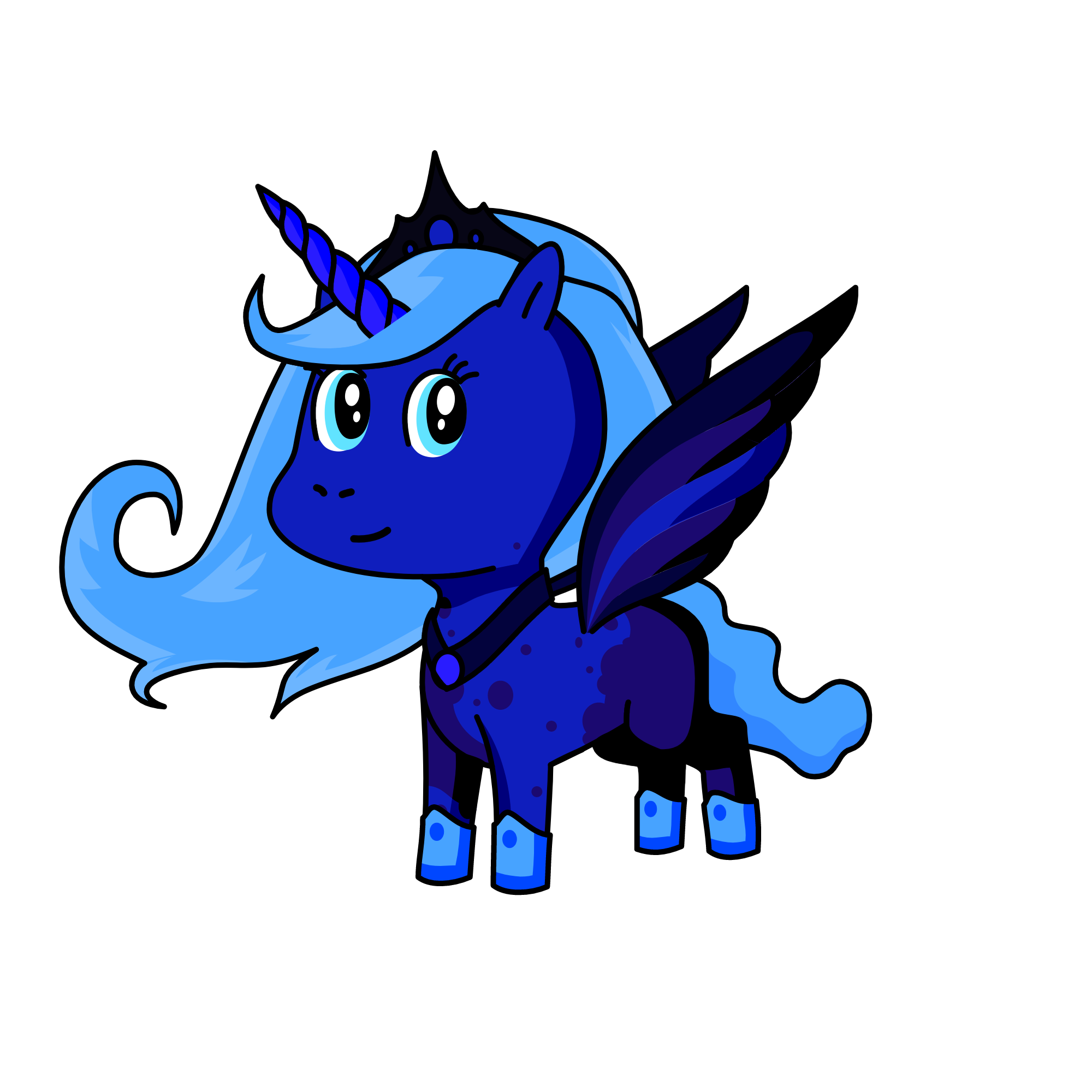 Luna, the unicorn