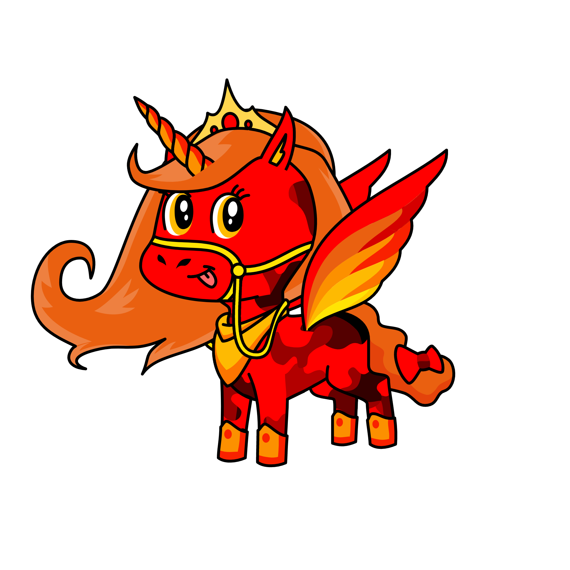 Princess Flame Of Fire, the unicorn