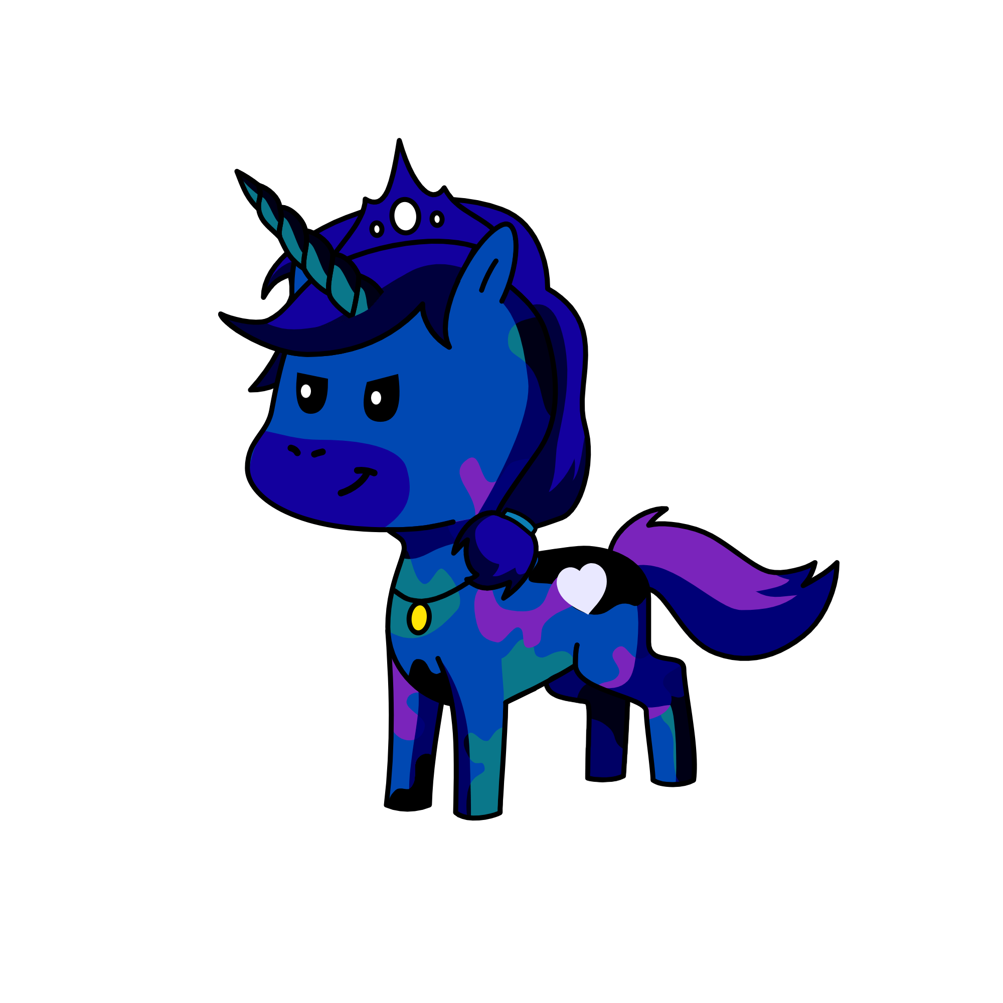 Princess Darkness, the unicorn