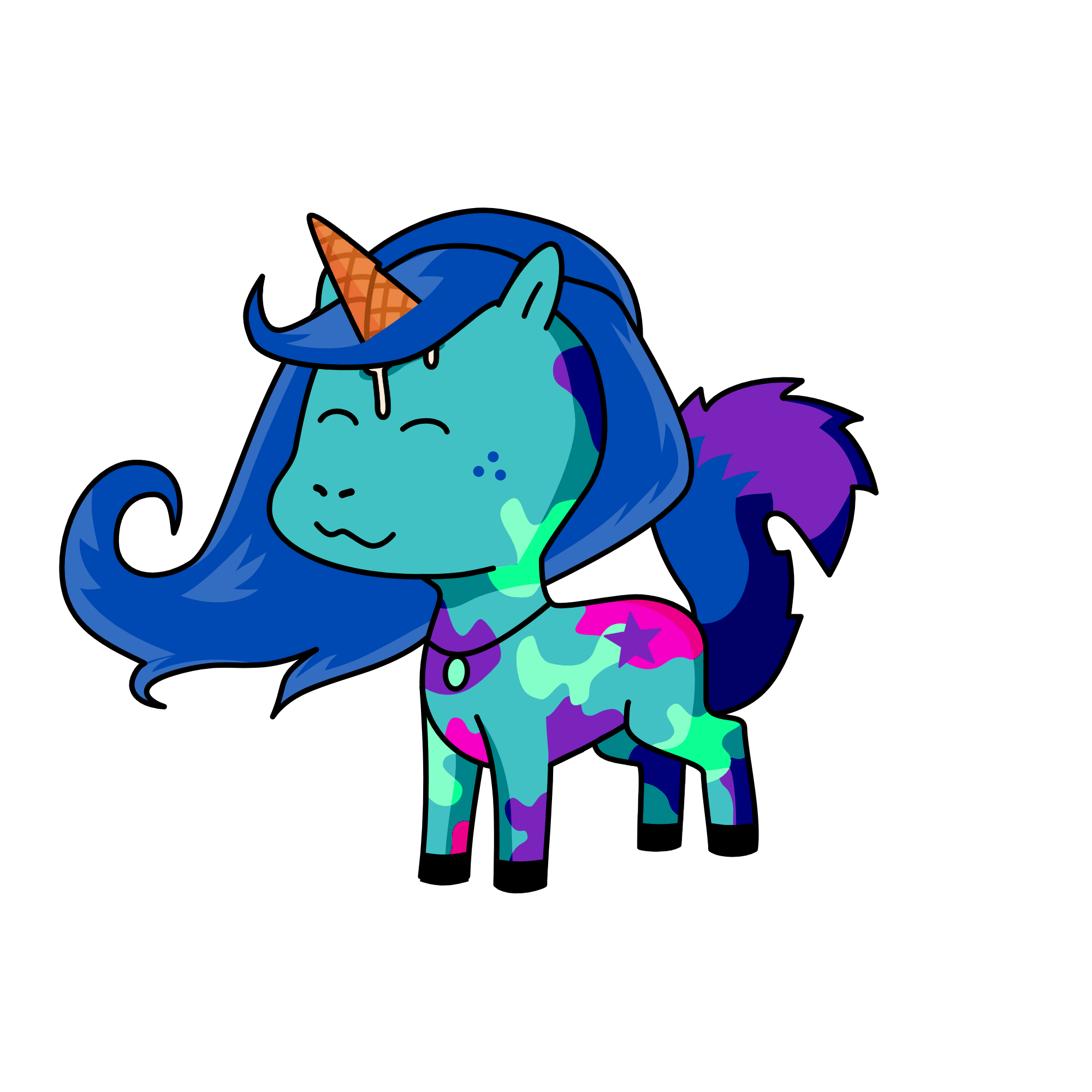 creamy, the unicorn