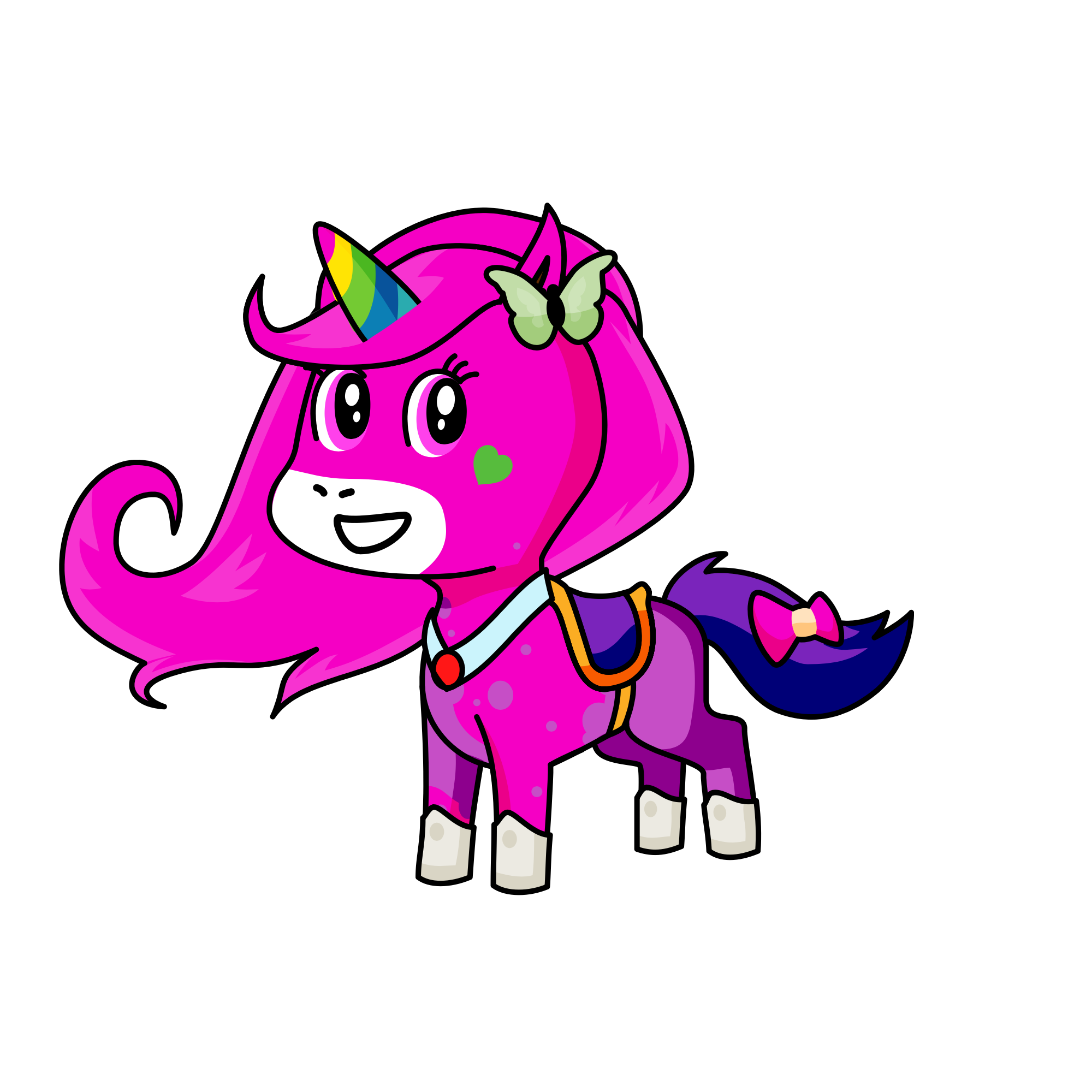 Vivian, the unicorn