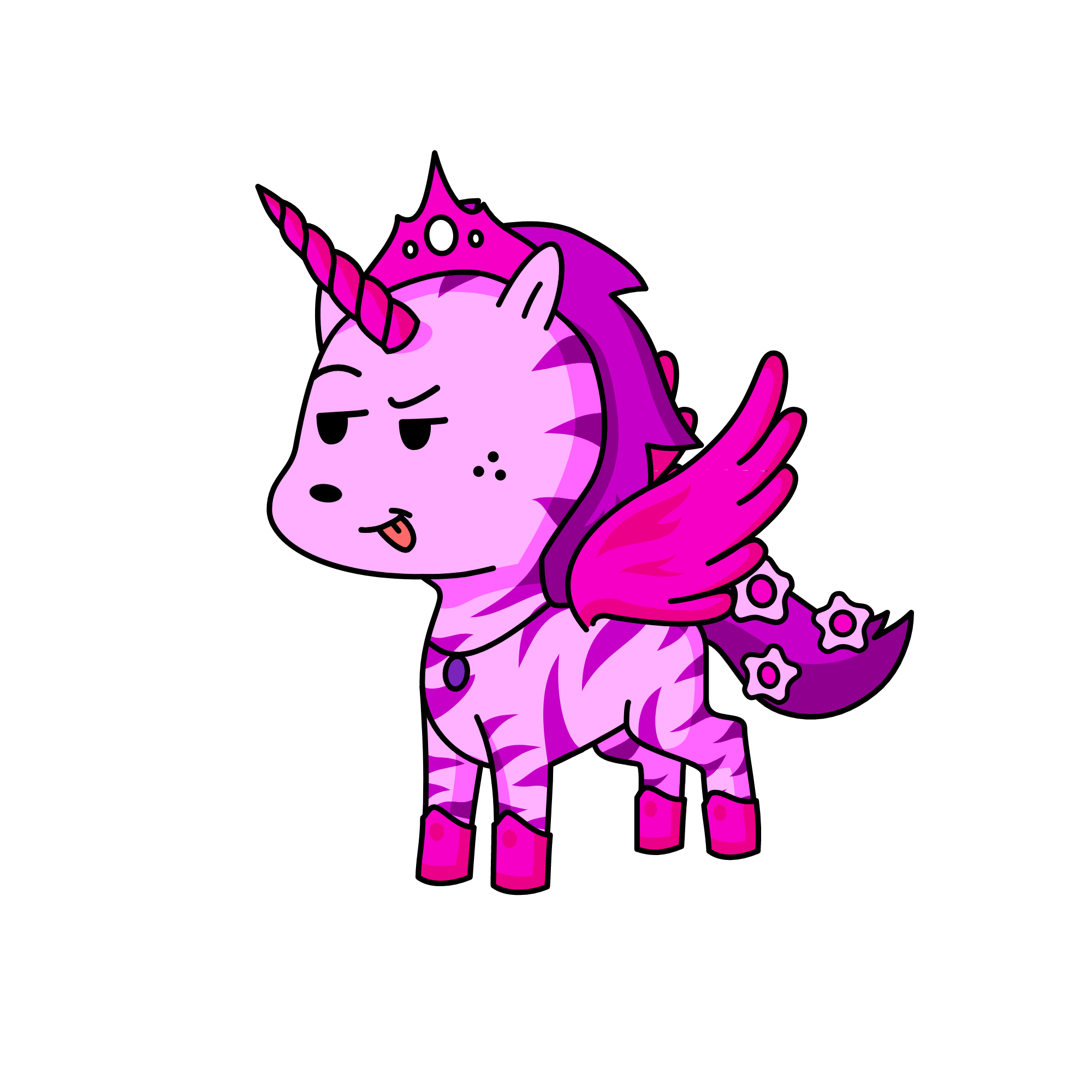 Peony, the unicorn