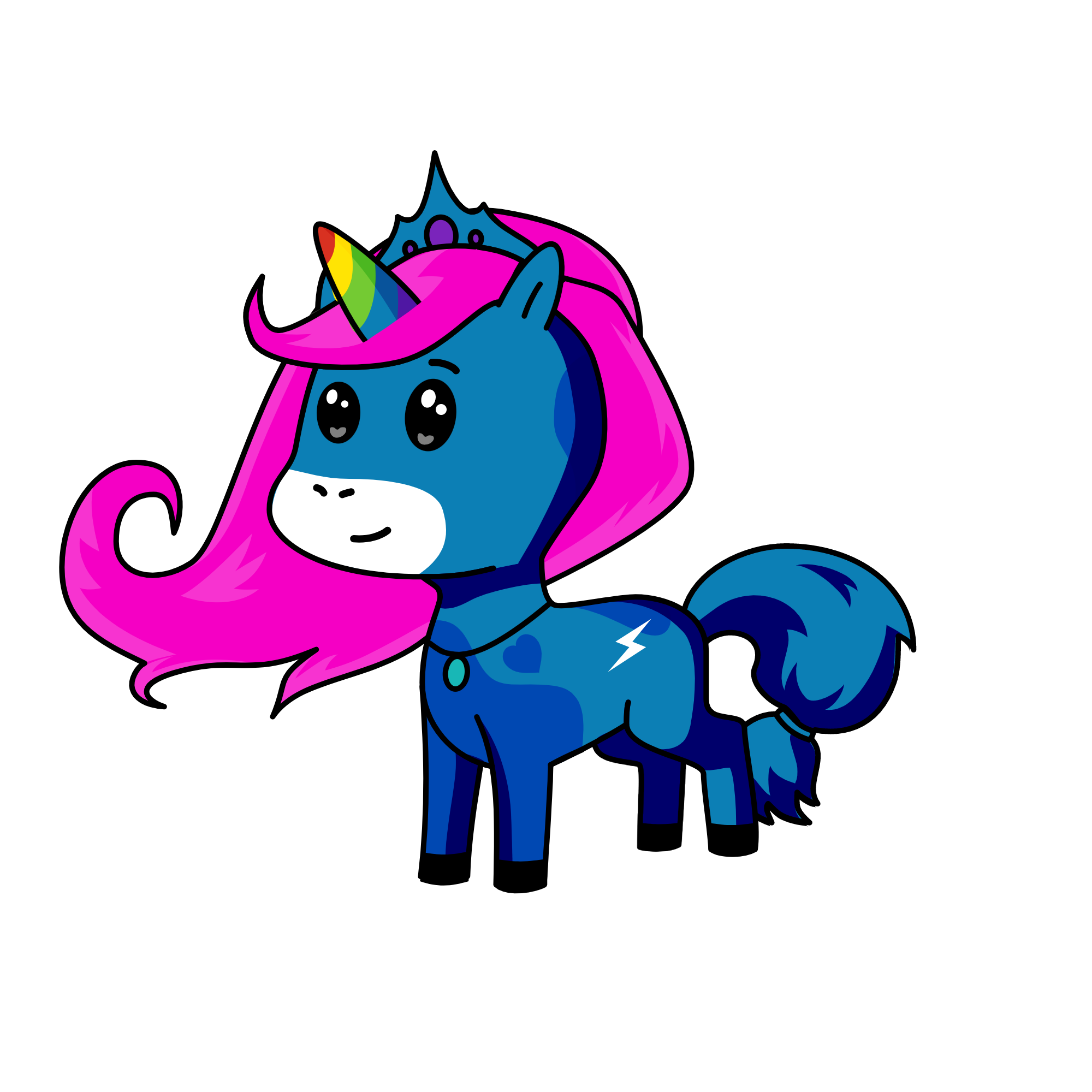 Princess Cresta , the unicorn