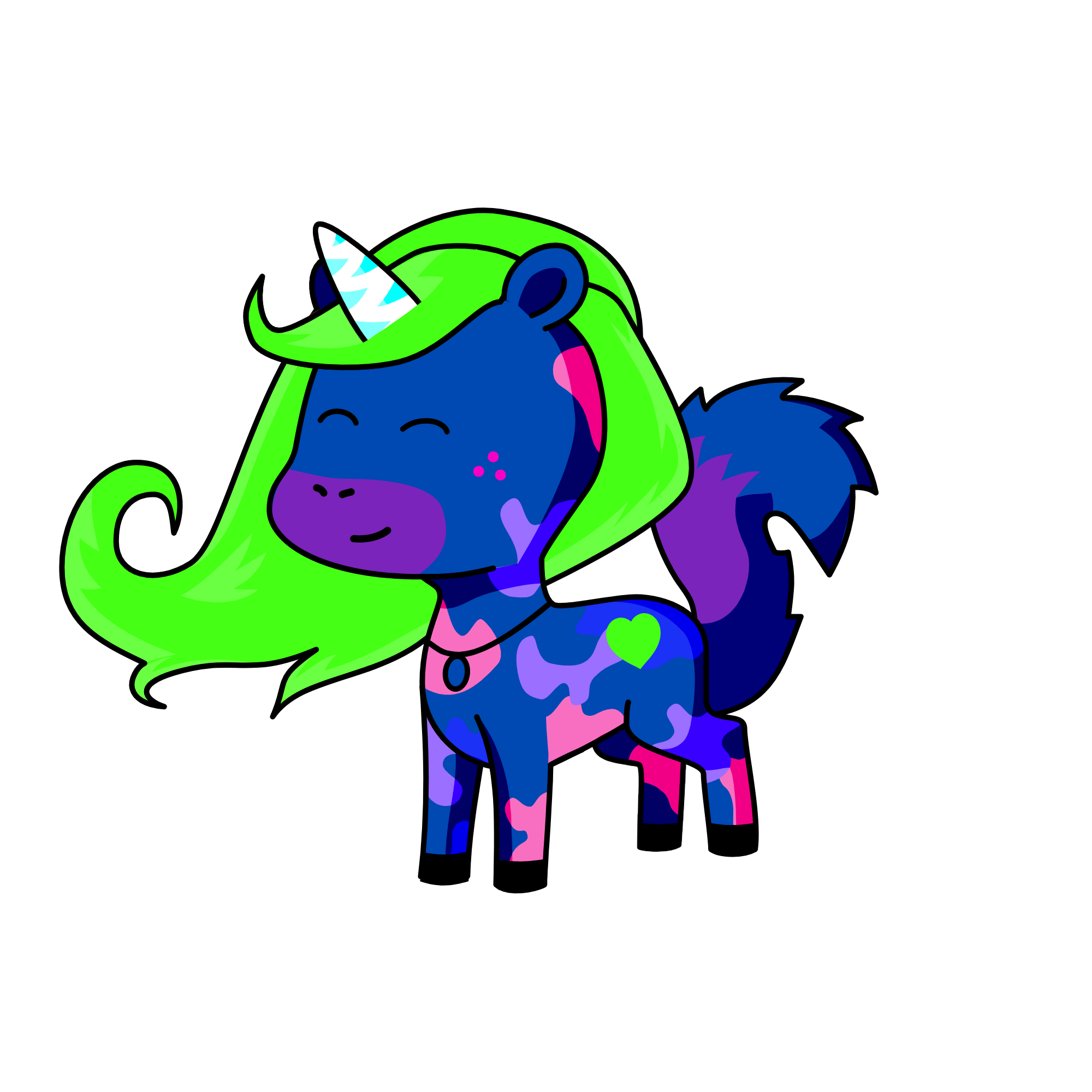 Luna , the unicorn