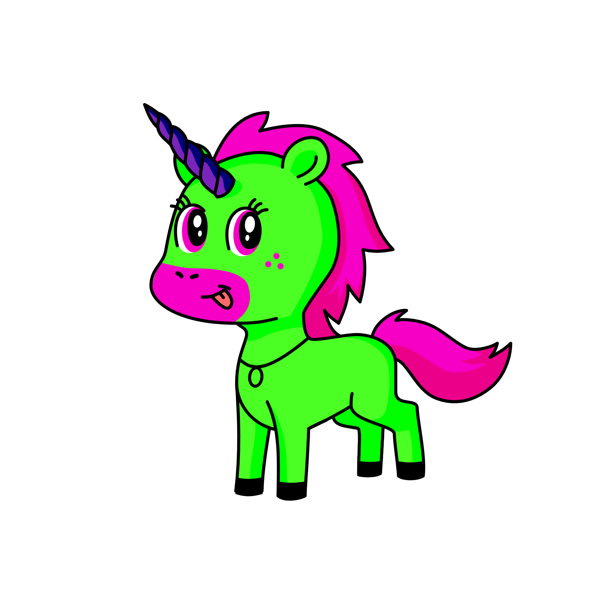 Watermelon, the unicorn