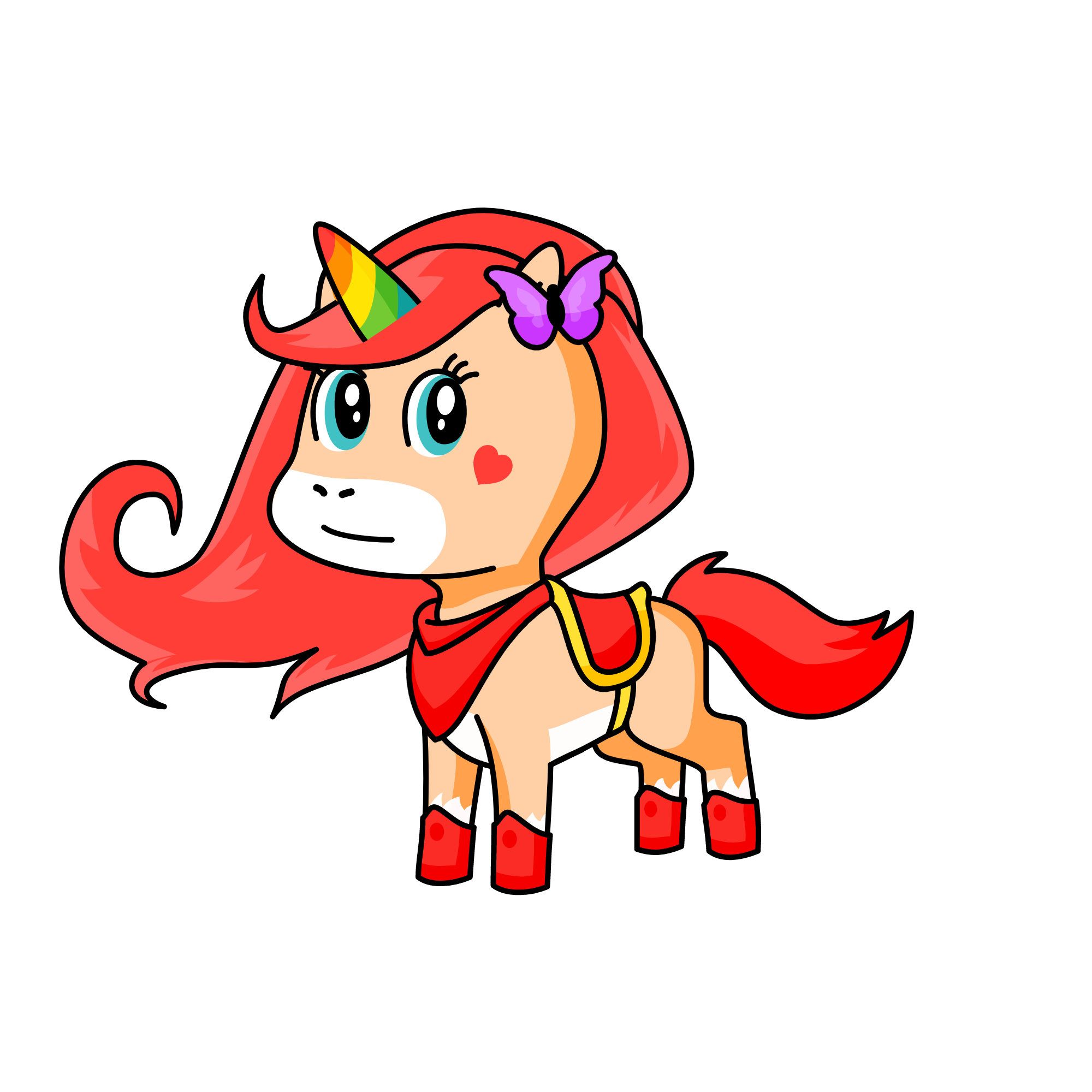 coral, the unicorn