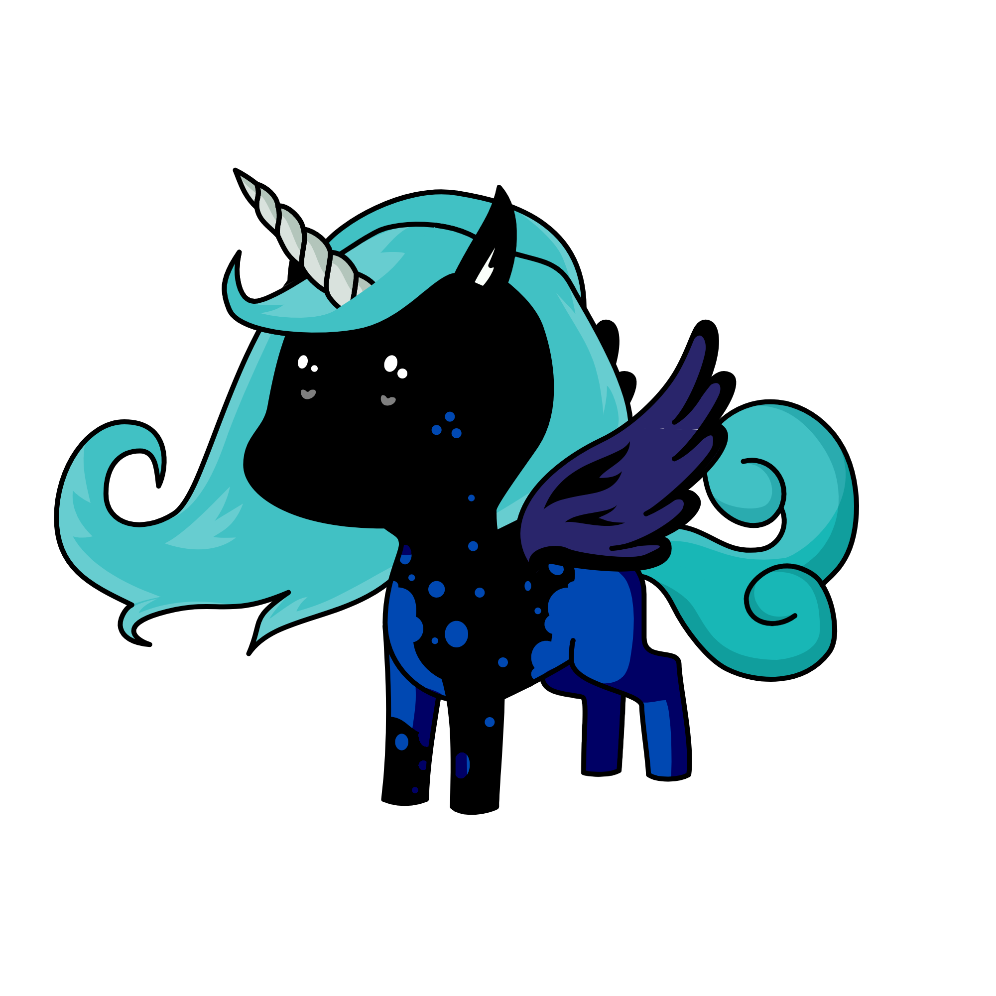 Moonlight, the unicorn