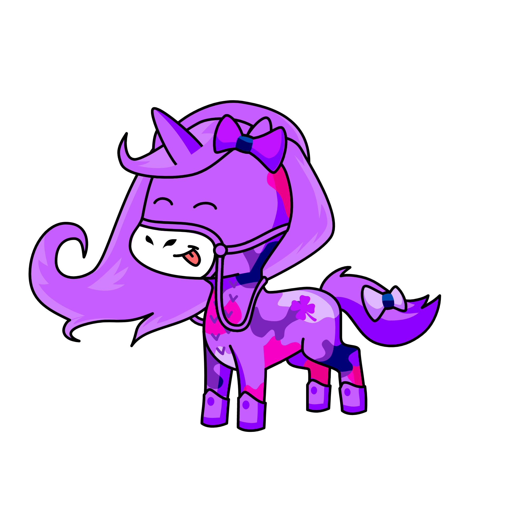 Purple Sprout, the unicorn