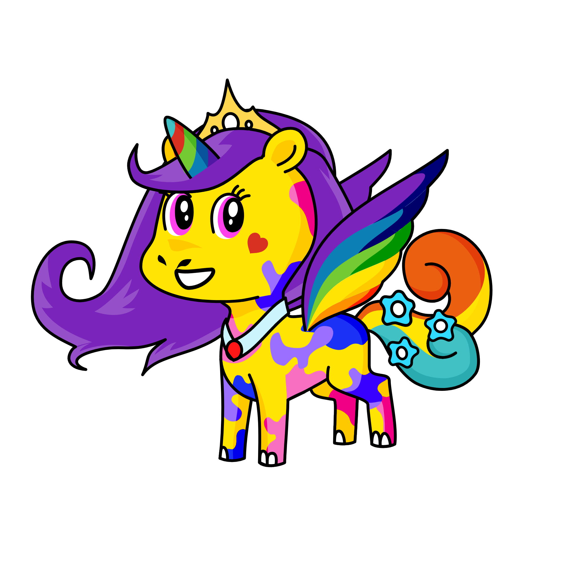Angela, the unicorn
