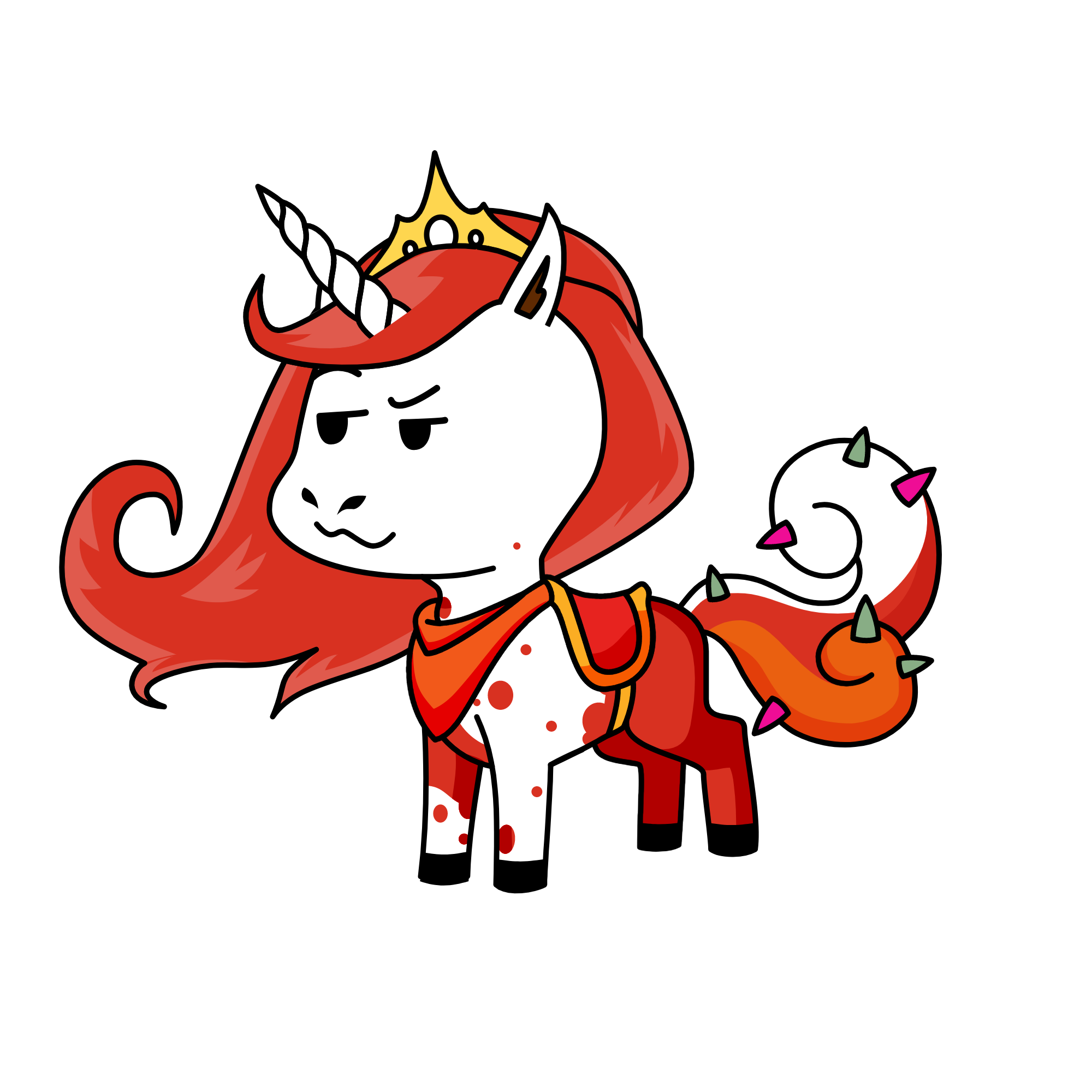 Hue G. Rection, the unicorn