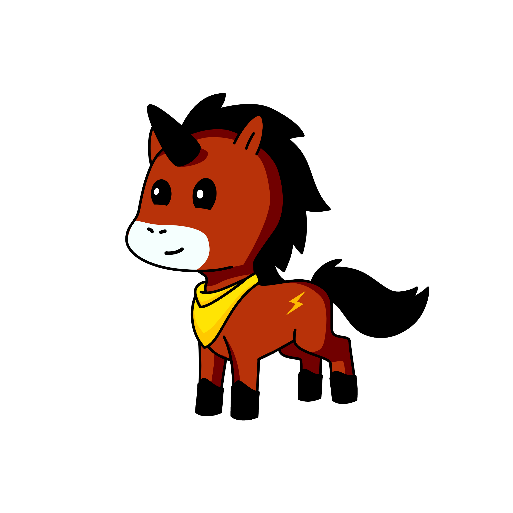 Red, the unicorn