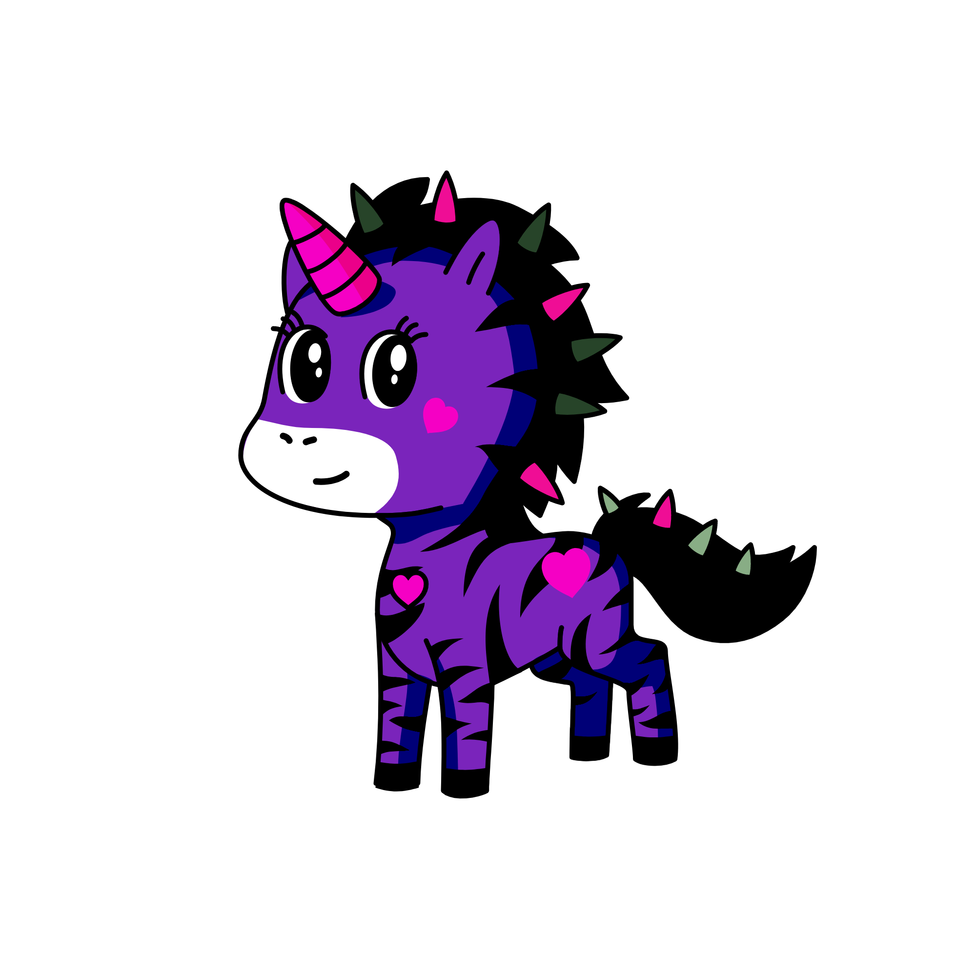 spine, the unicorn