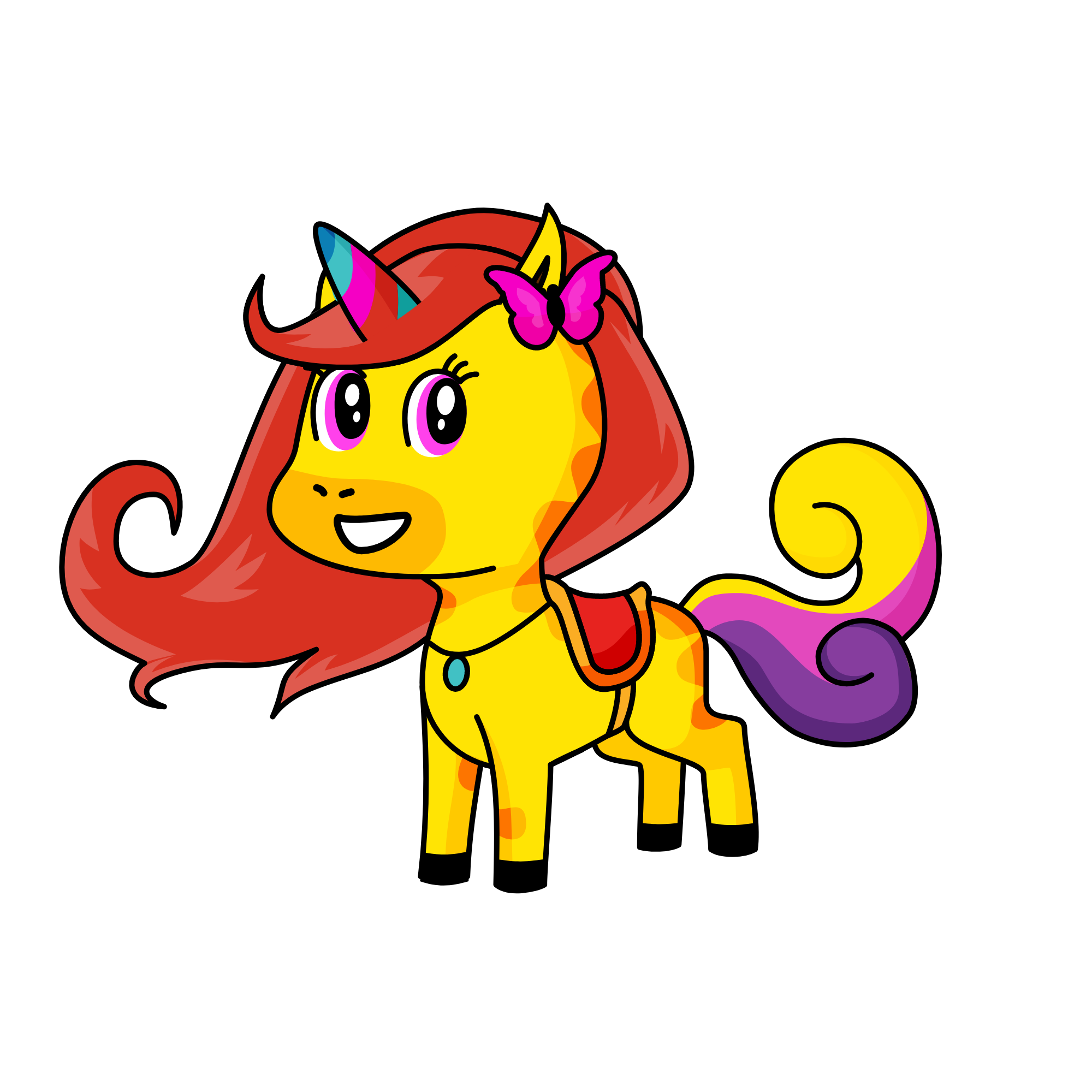 Cutei, the unicorn