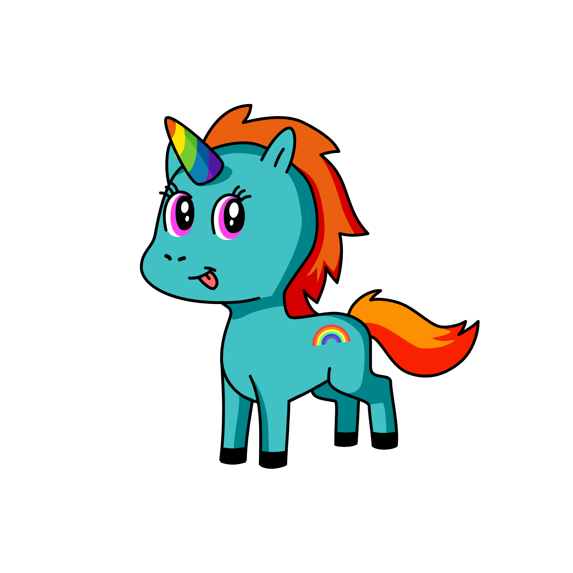 ranbow daj, the unicorn