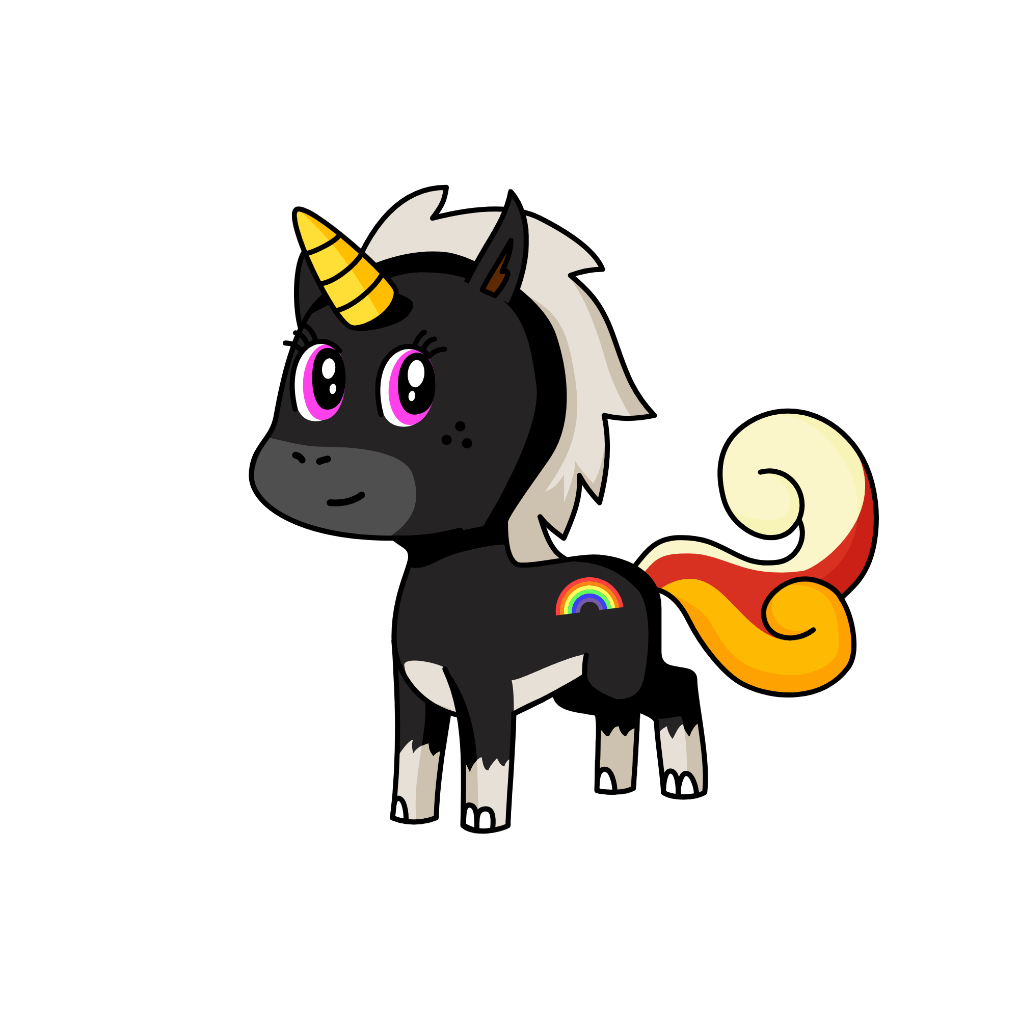petty_frog, the unicorn