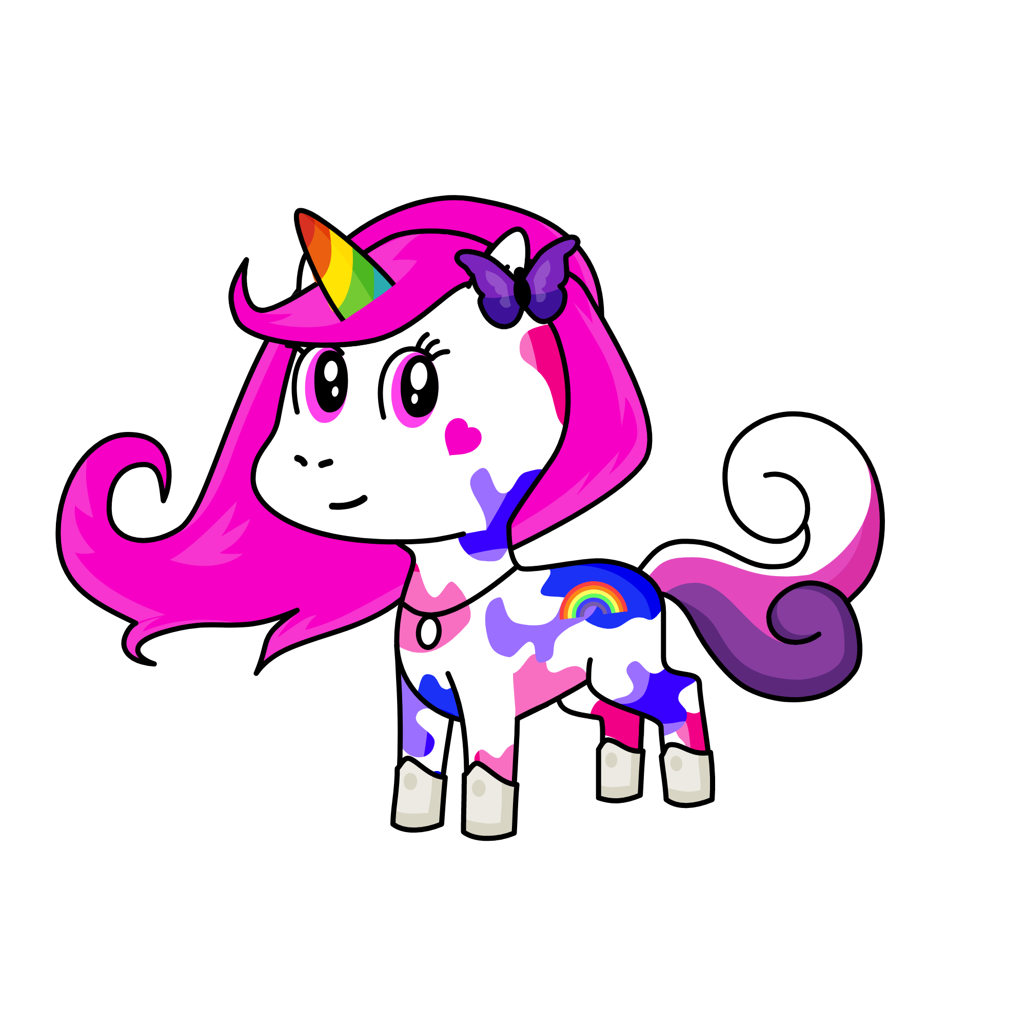Beauty, the unicorn