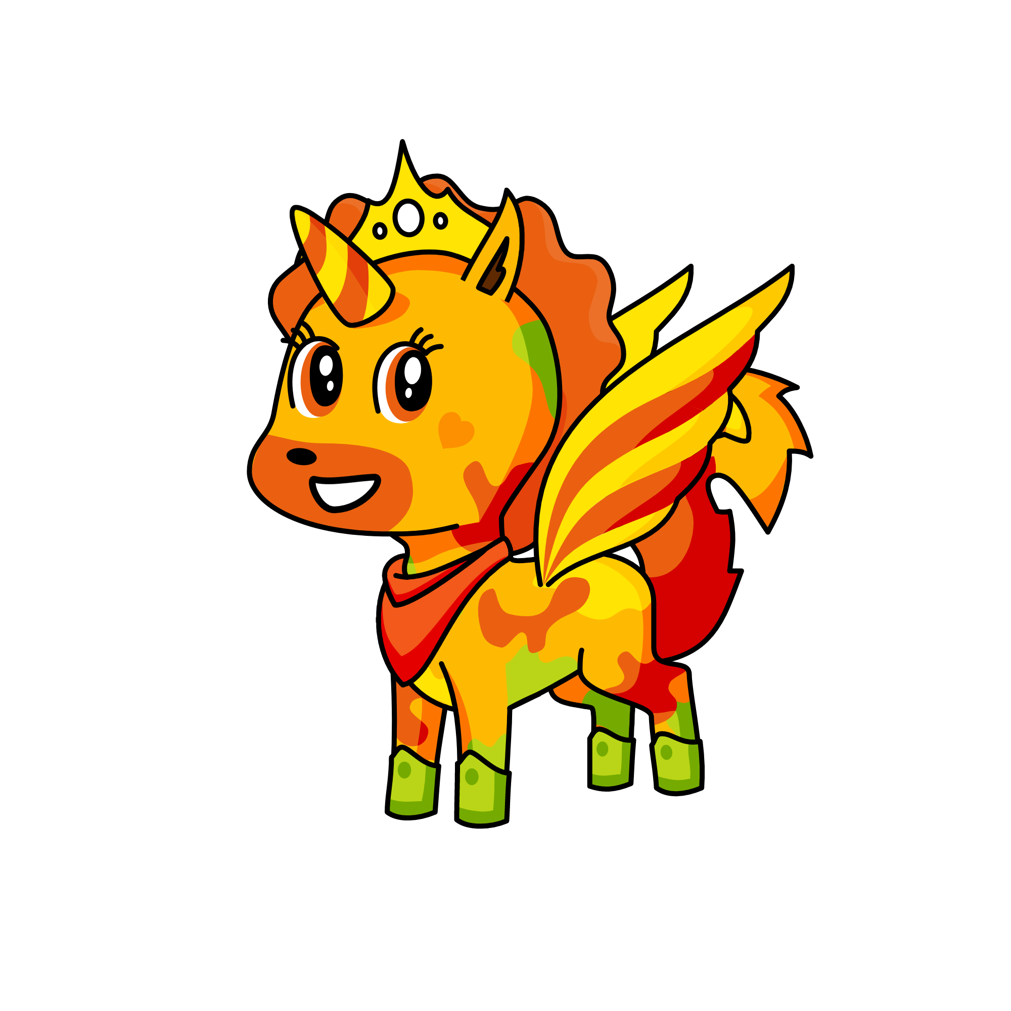 Foxeta, the unicorn