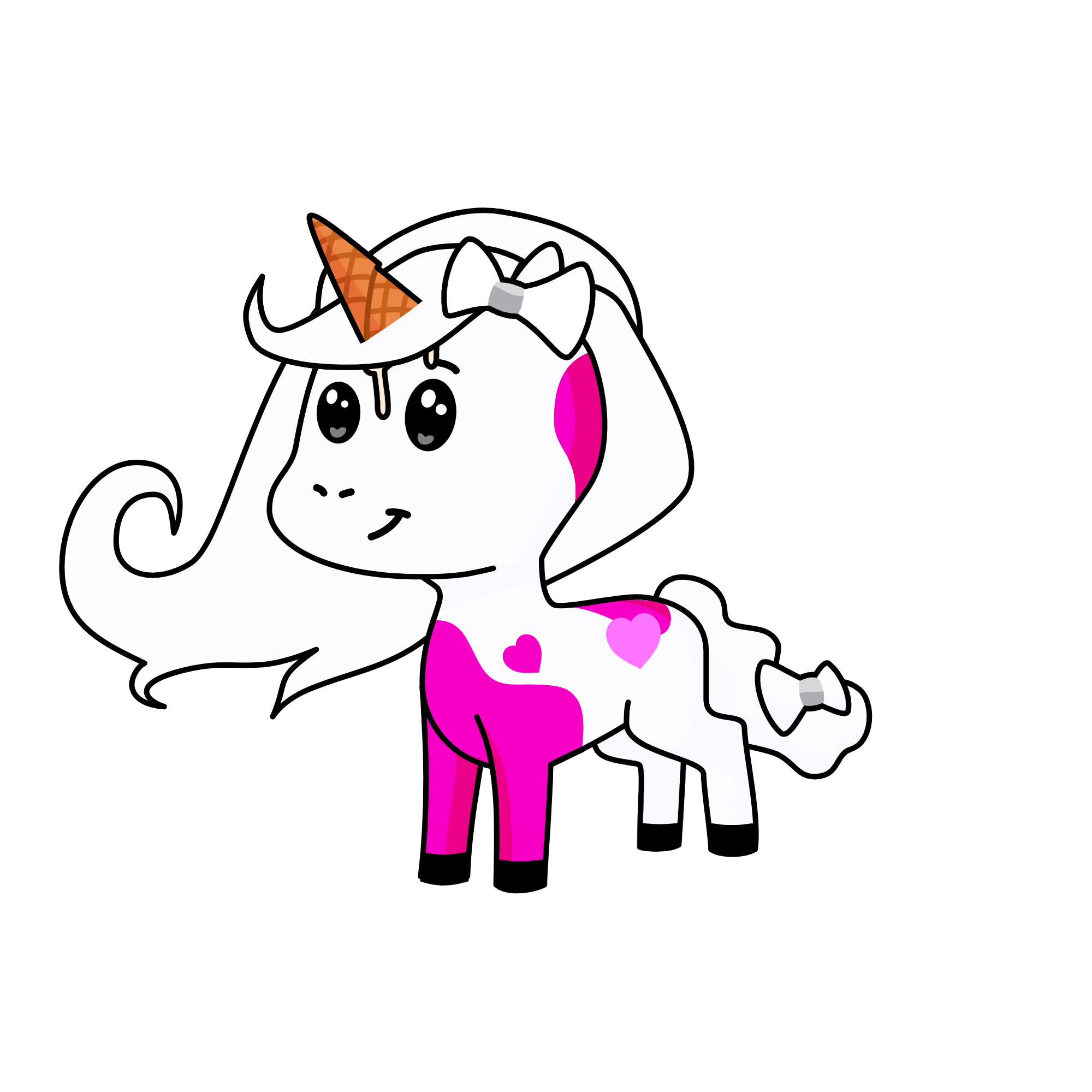 Snowy the unicorn ice cream 🍦❄, the unicorn