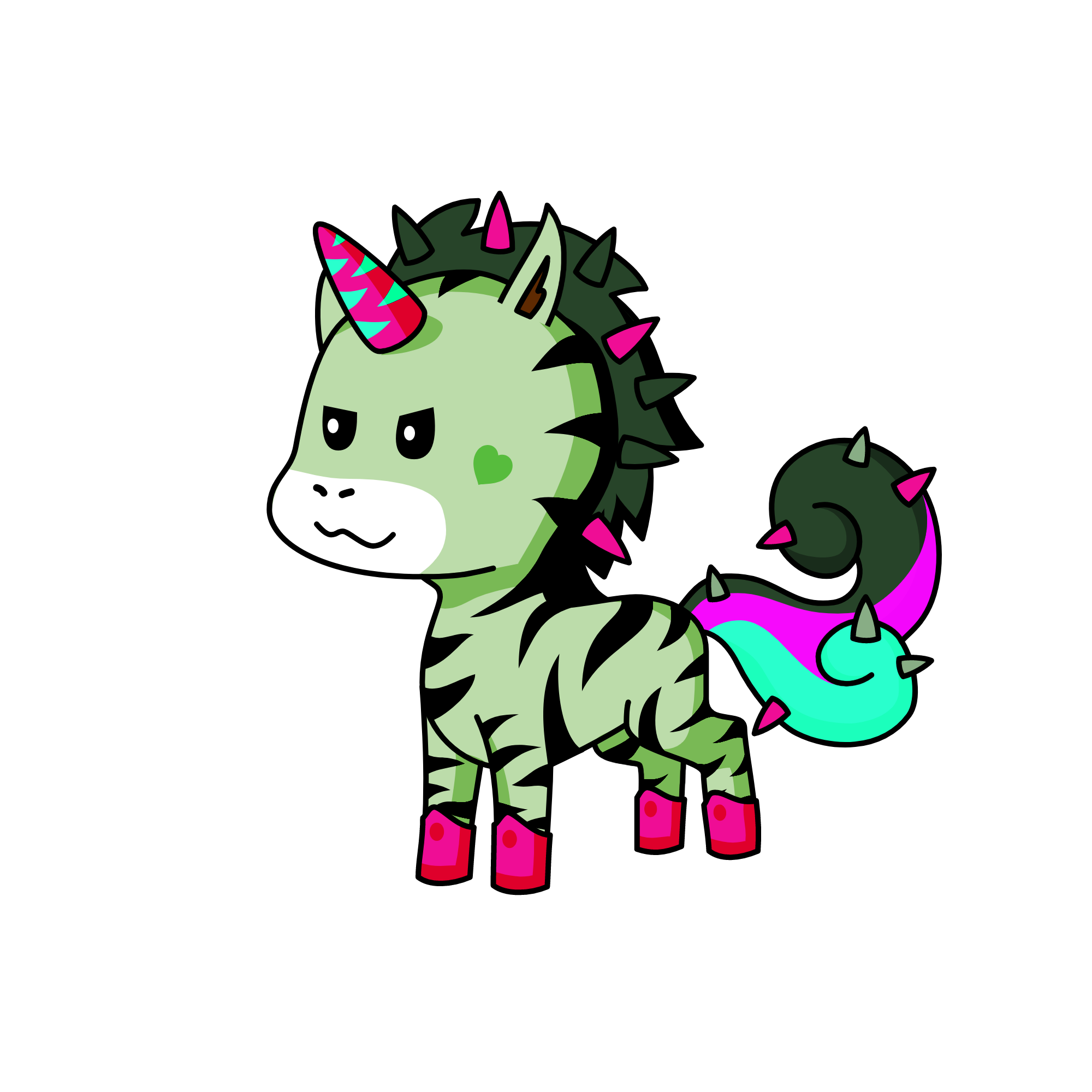Pelle, the unicorn