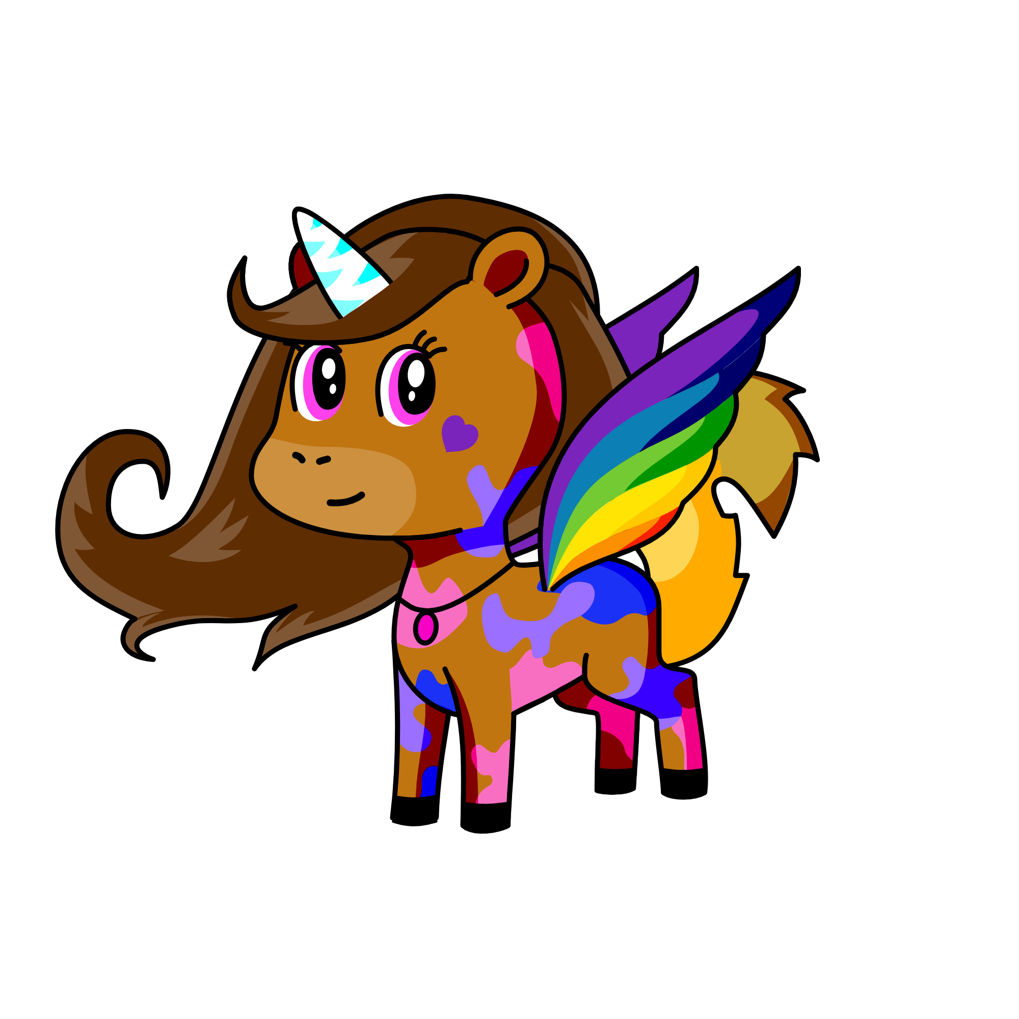 Cat, the unicorn