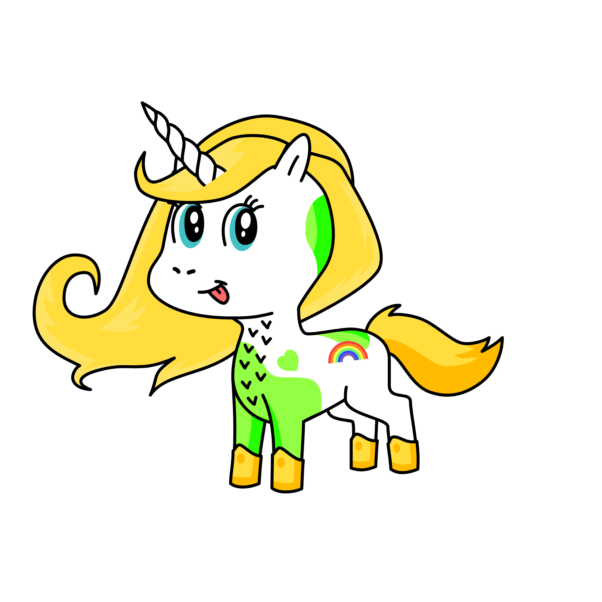Charolett, the unicorn