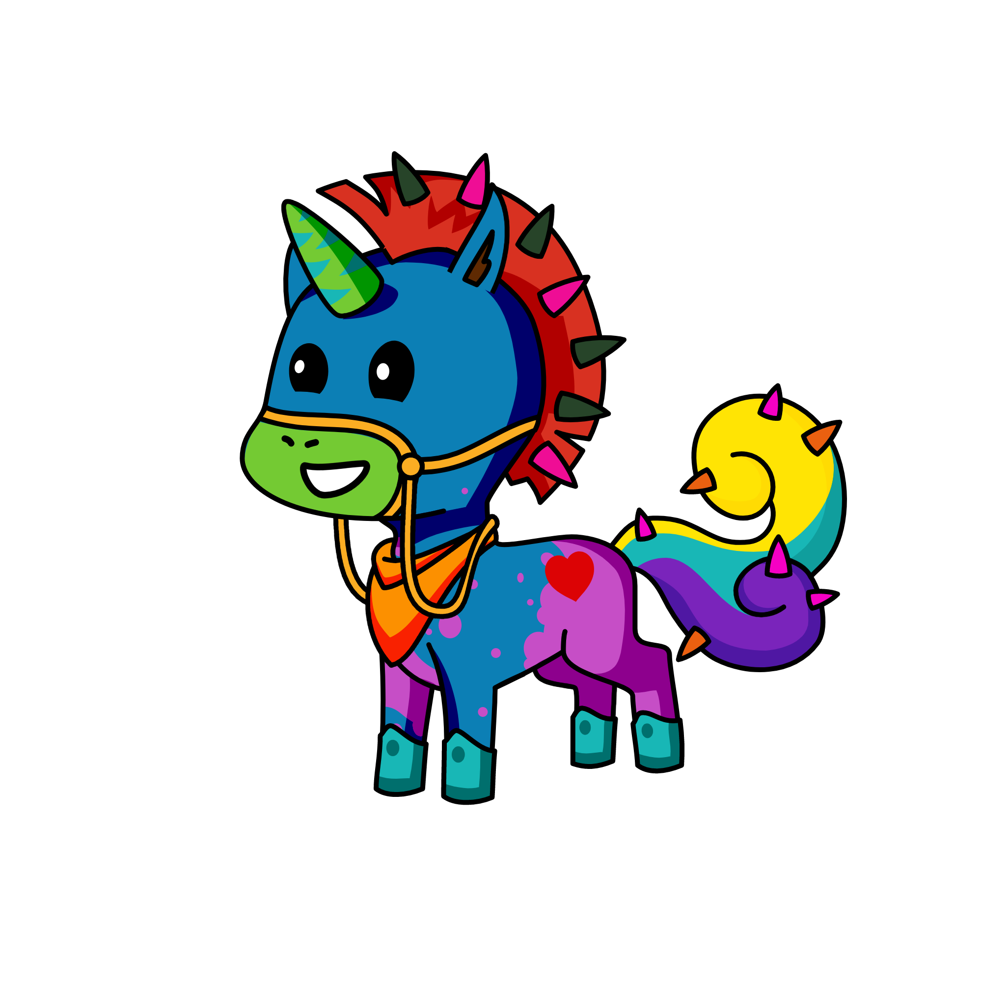 Spike, the unicorn