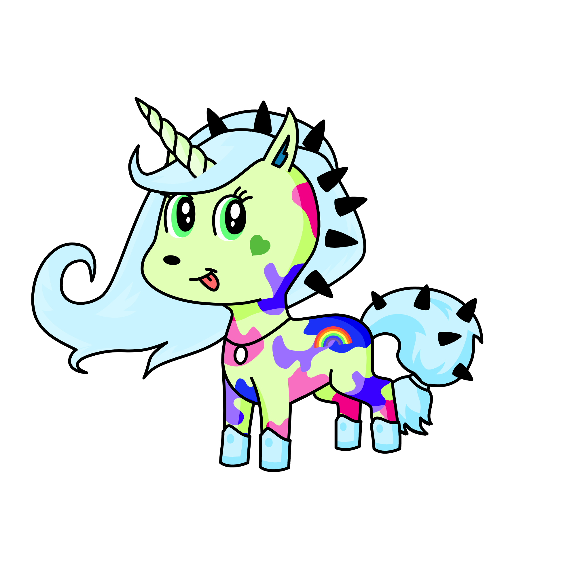 Kreekcraft's toy, the unicorn