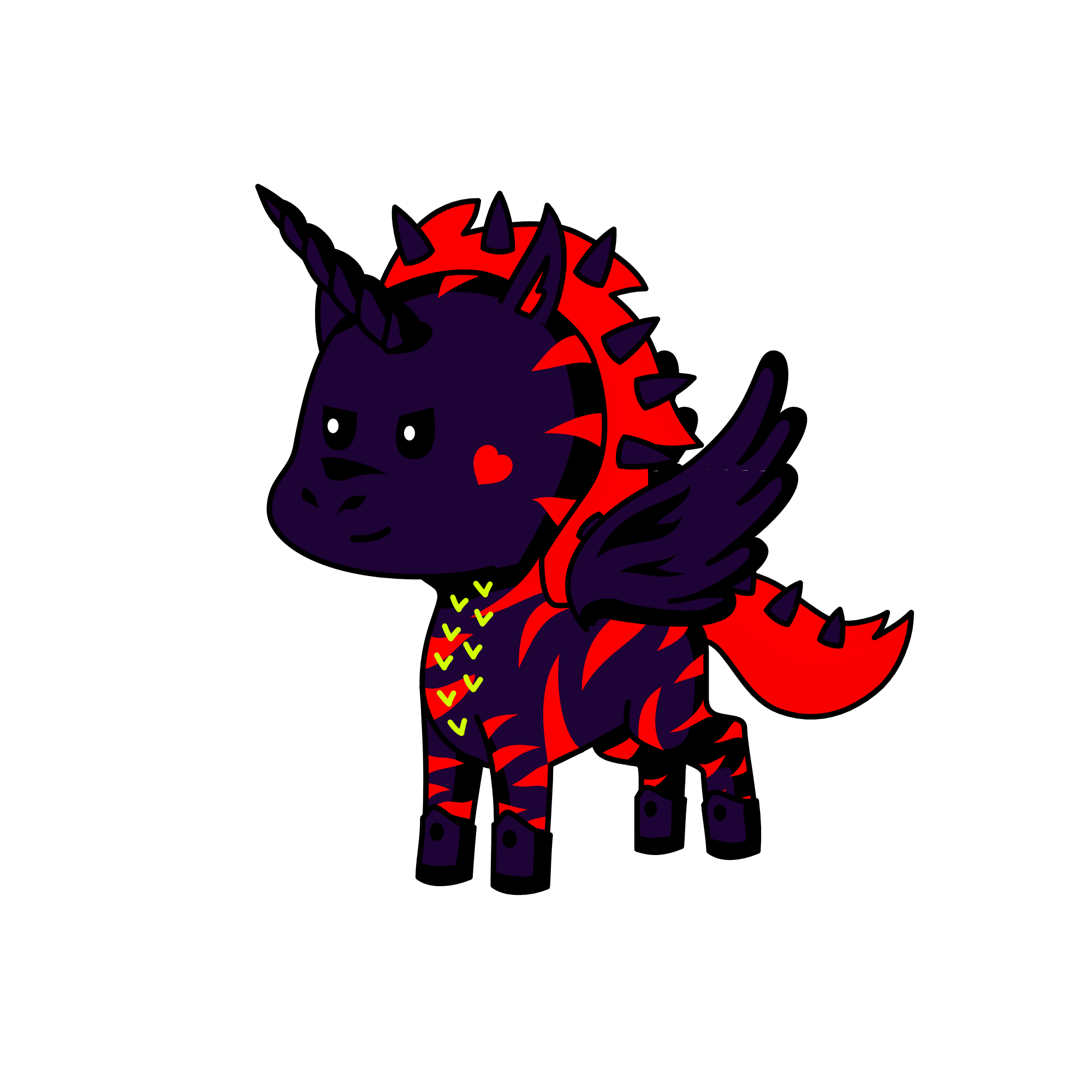 Dark Sparkle ❇, the unicorn