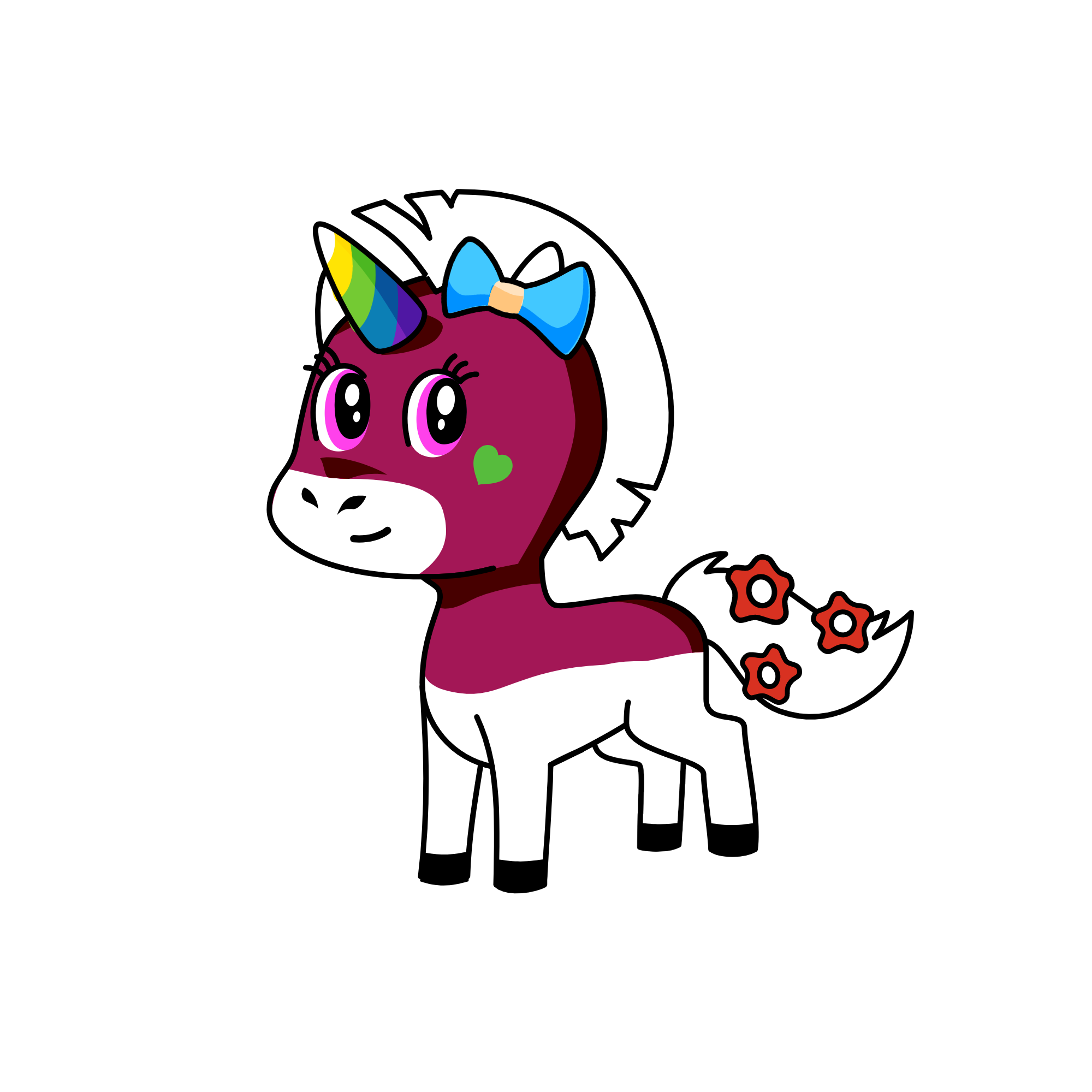 rainbow, the unicorn