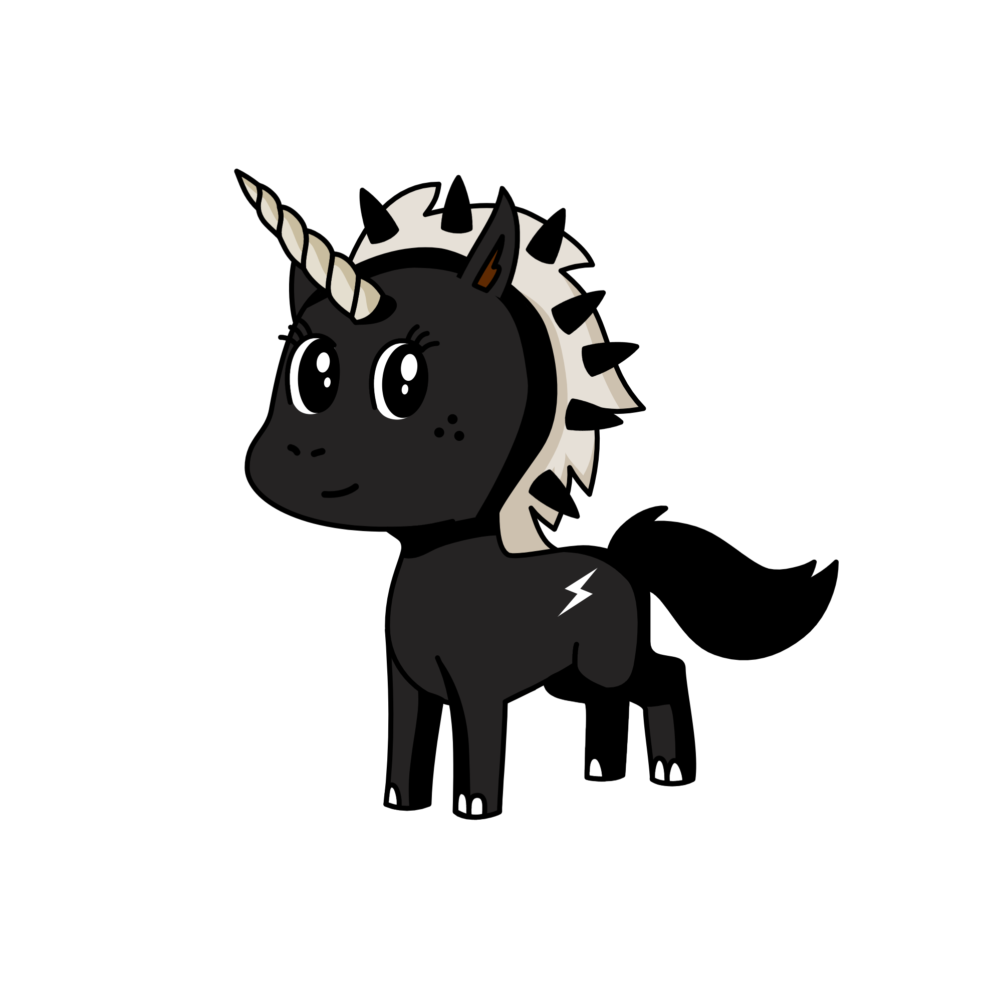 Midnight, the unicorn