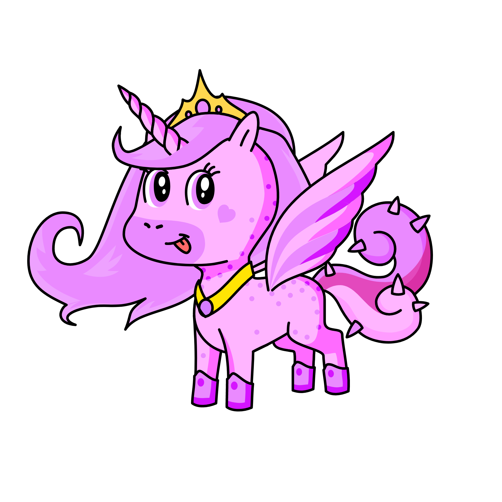 princces pink, the unicorn