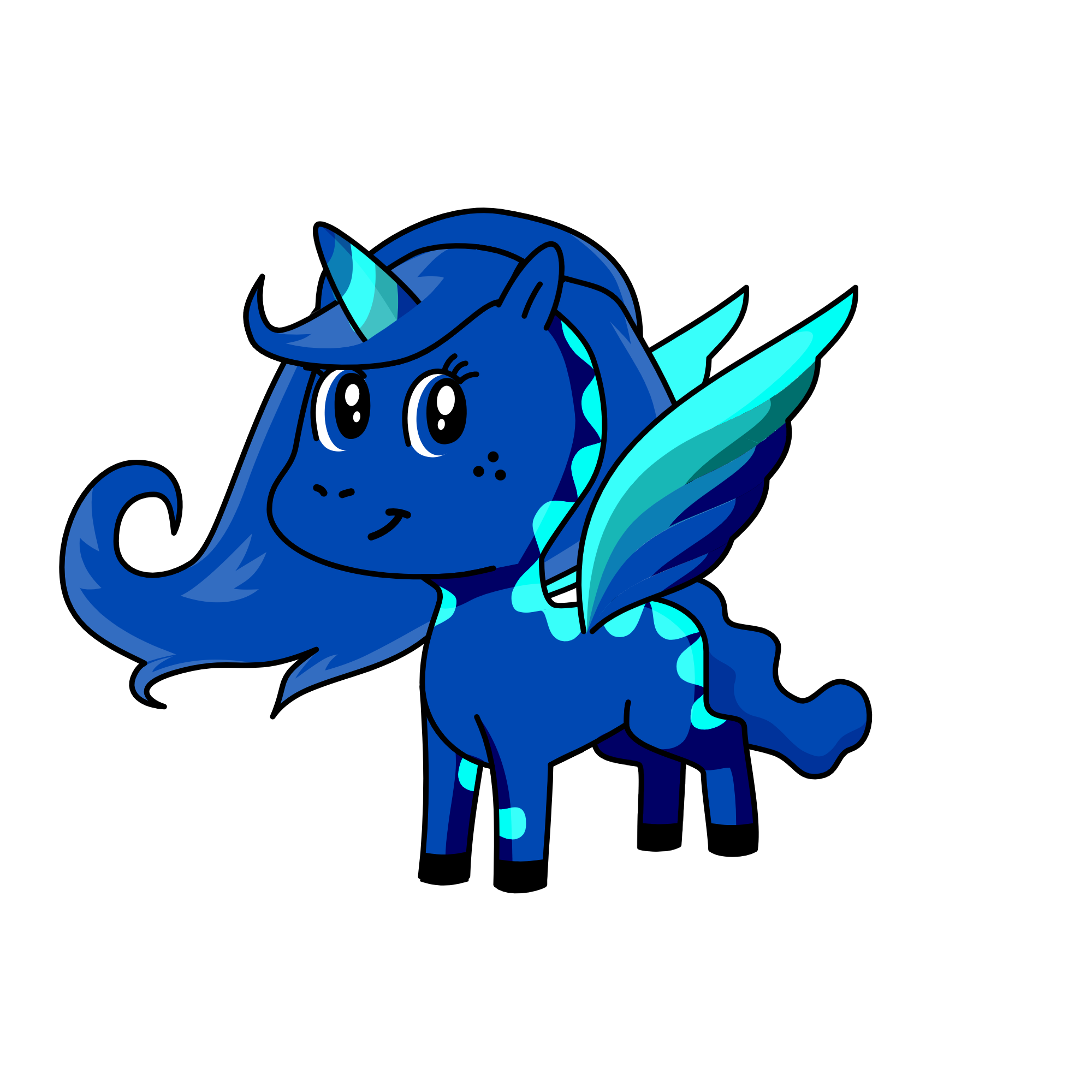 moon, the unicorn