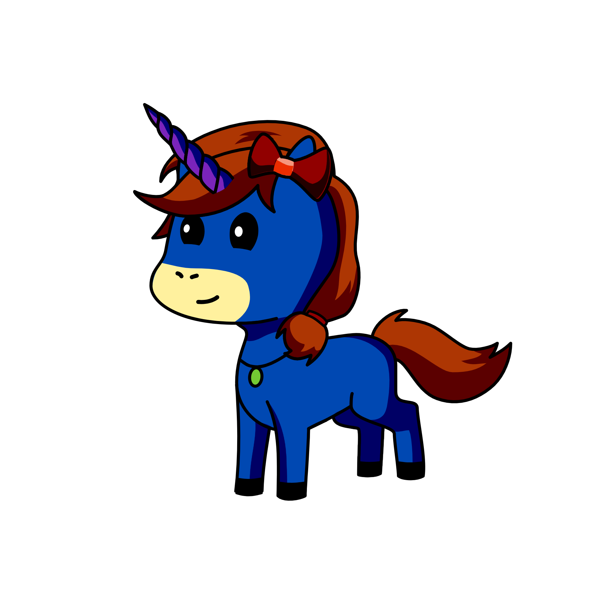 Amber, the unicorn