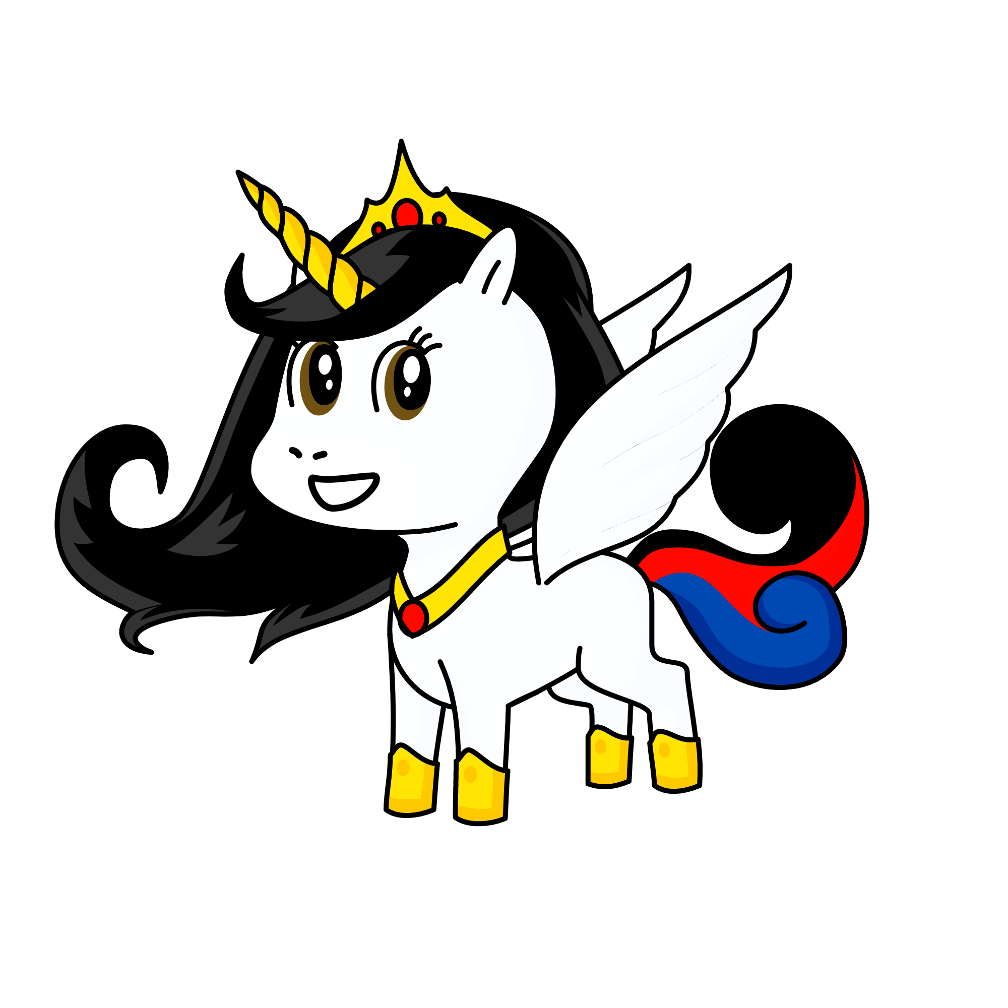 Queen Leva, the unicorn