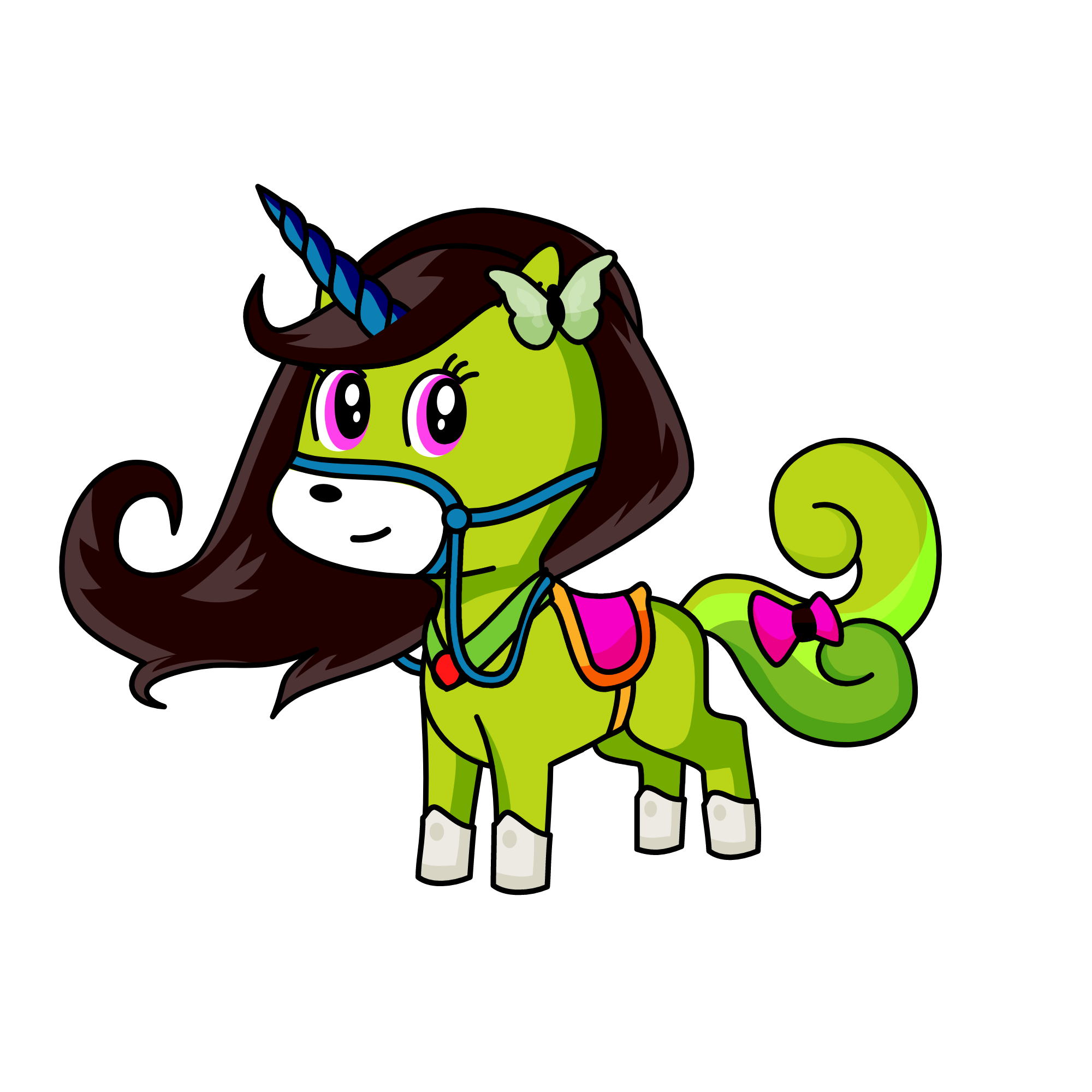 greeny, the unicorn