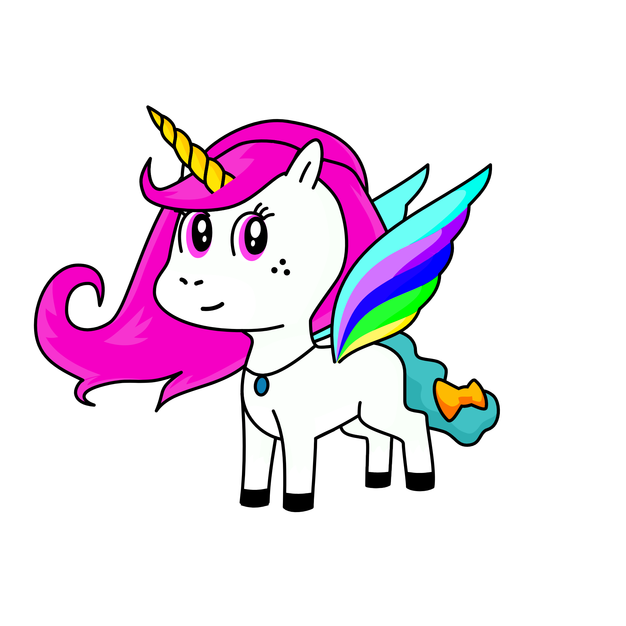 Snowy, the unicorn
