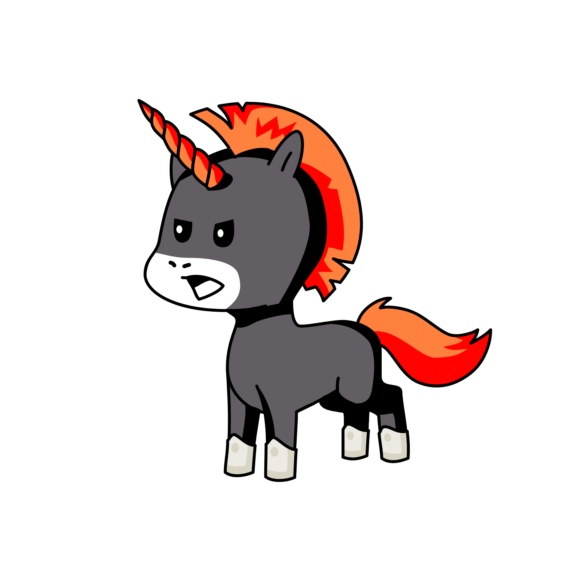 Oakfire, the unicorn