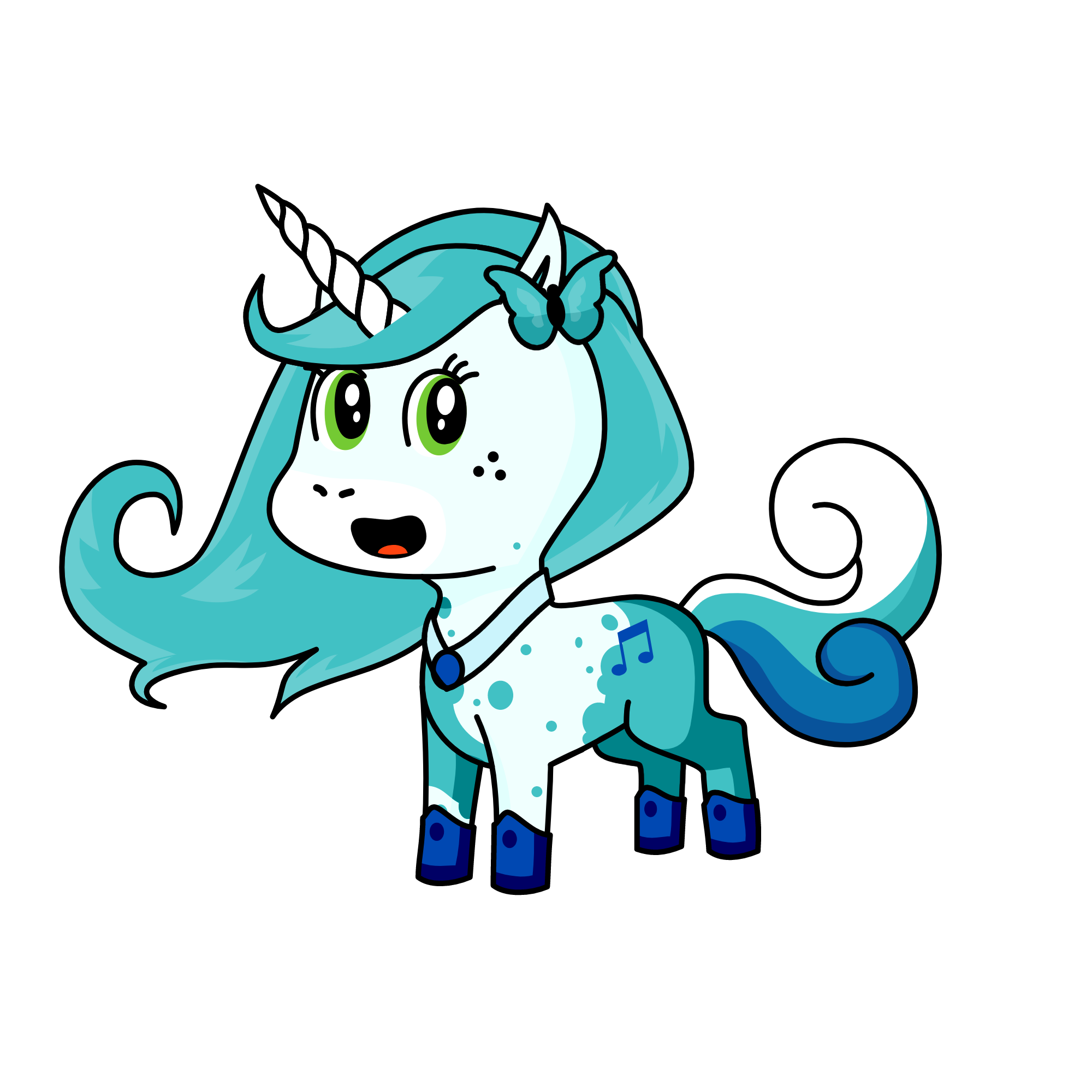 ice corn, the unicorn
