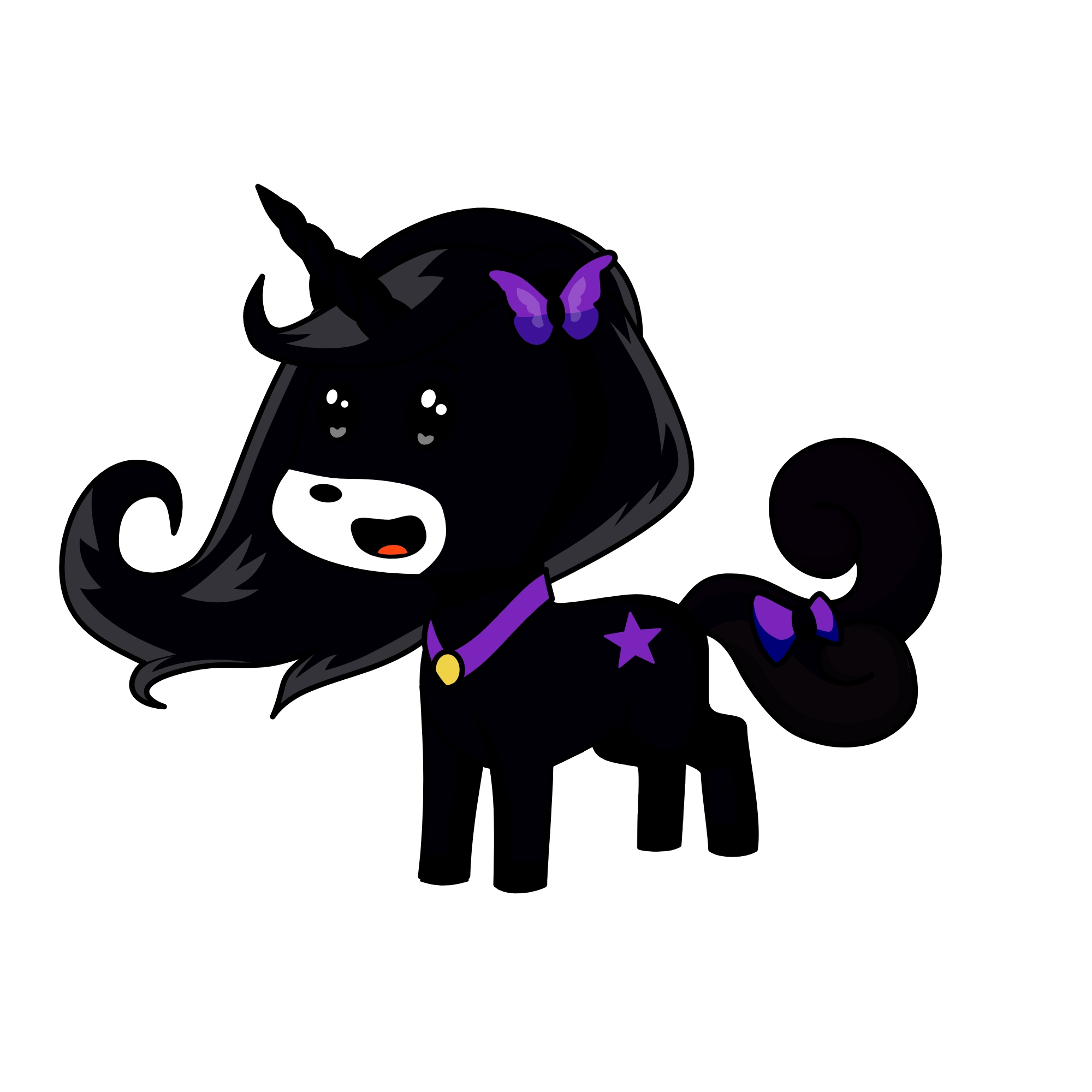 darky, the unicorn